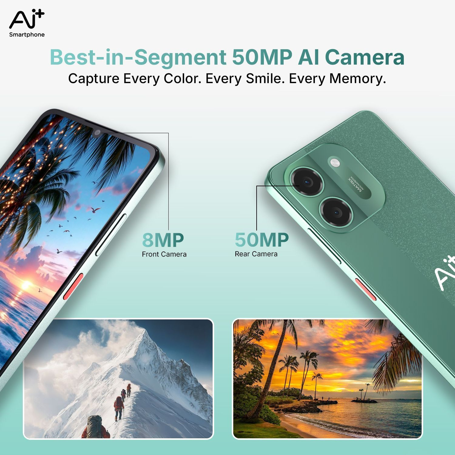 Image of Ai+ Pulse 2 (Green, 128 GB)
