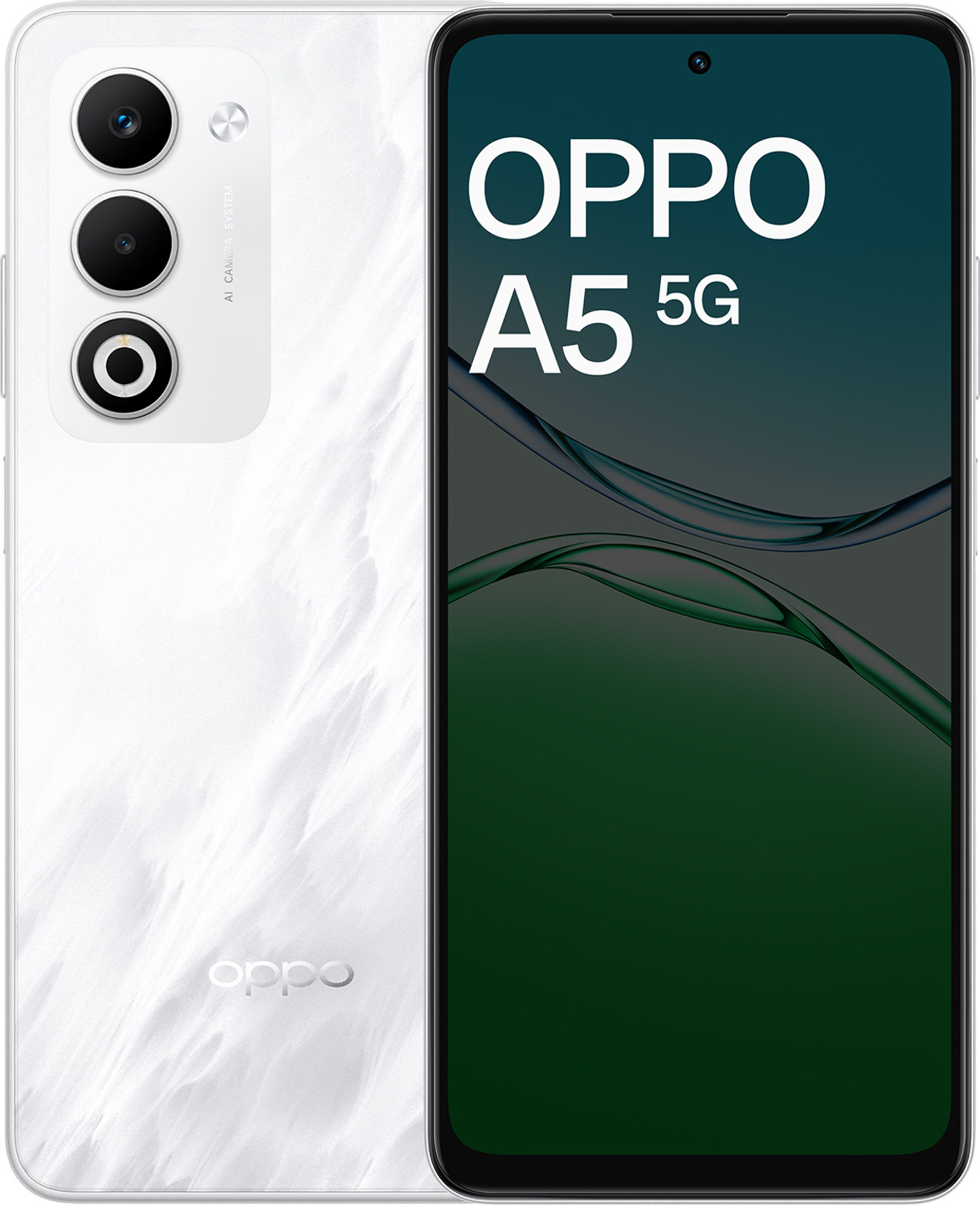 Image of OPPO A5 5G (Mist White, 128 GB)