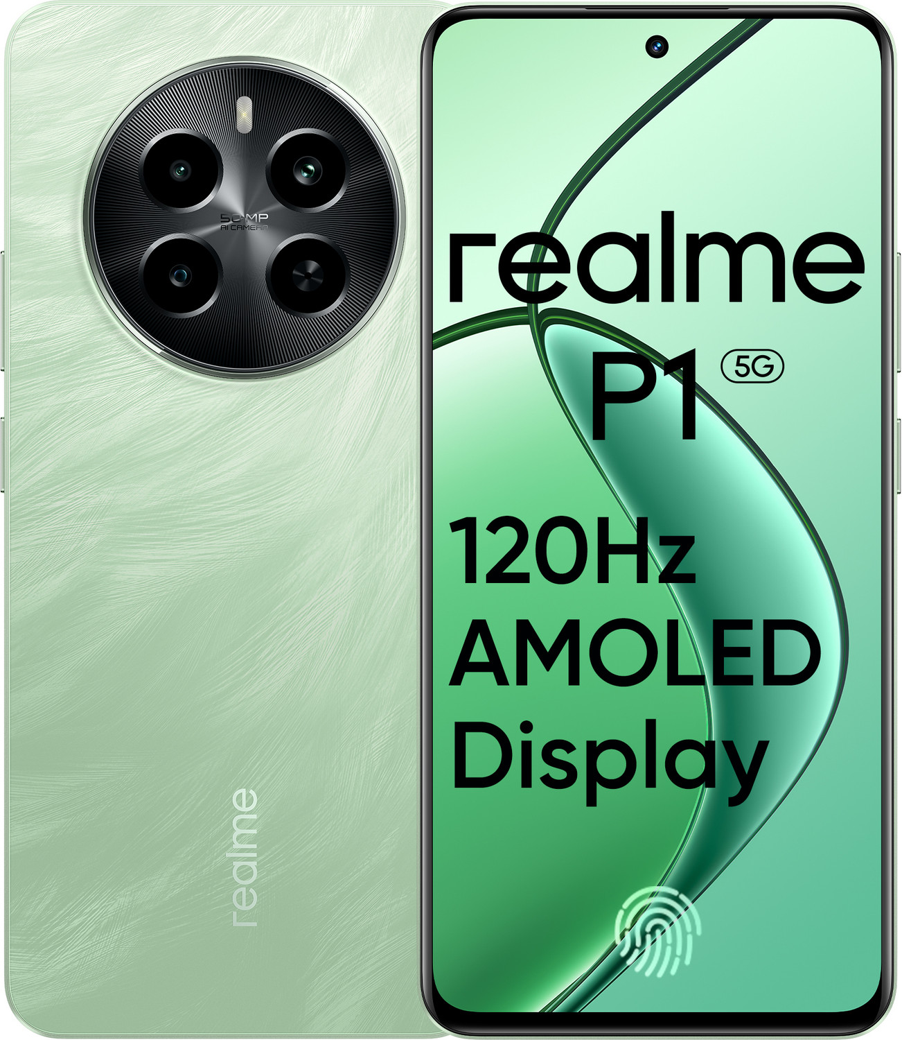 Image of realme P1 5G (Peacock Green, 128 GB)