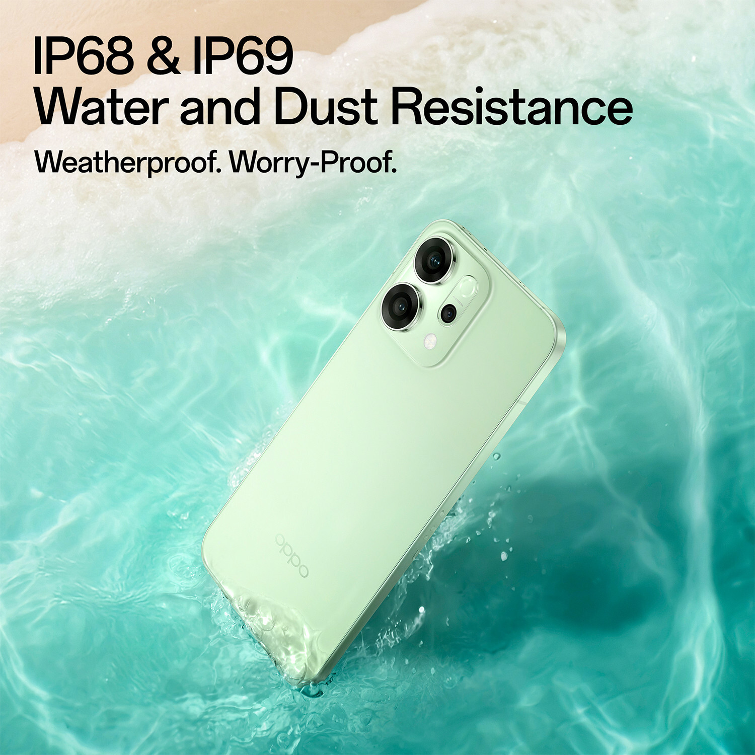 Image of OPPO Reno14 5G (Mint Green, 256 GB)