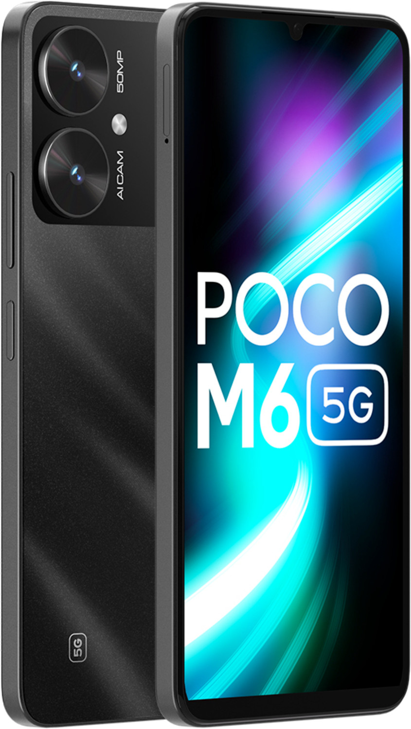 Image of POCO M6 5G (Galactic Black, 64 GB)
