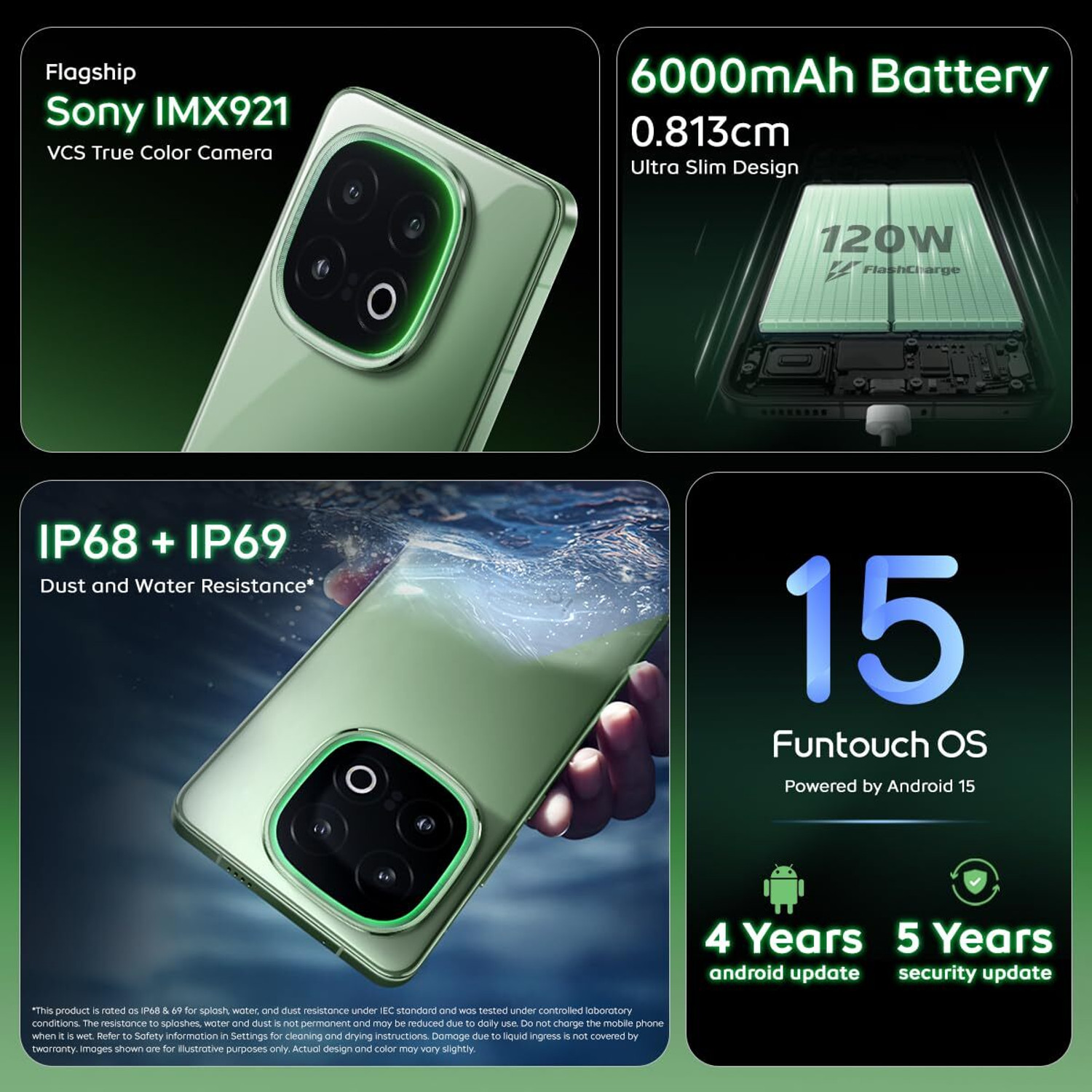 Image of IQOO 13 5G (Ace Green, 512 GB)
