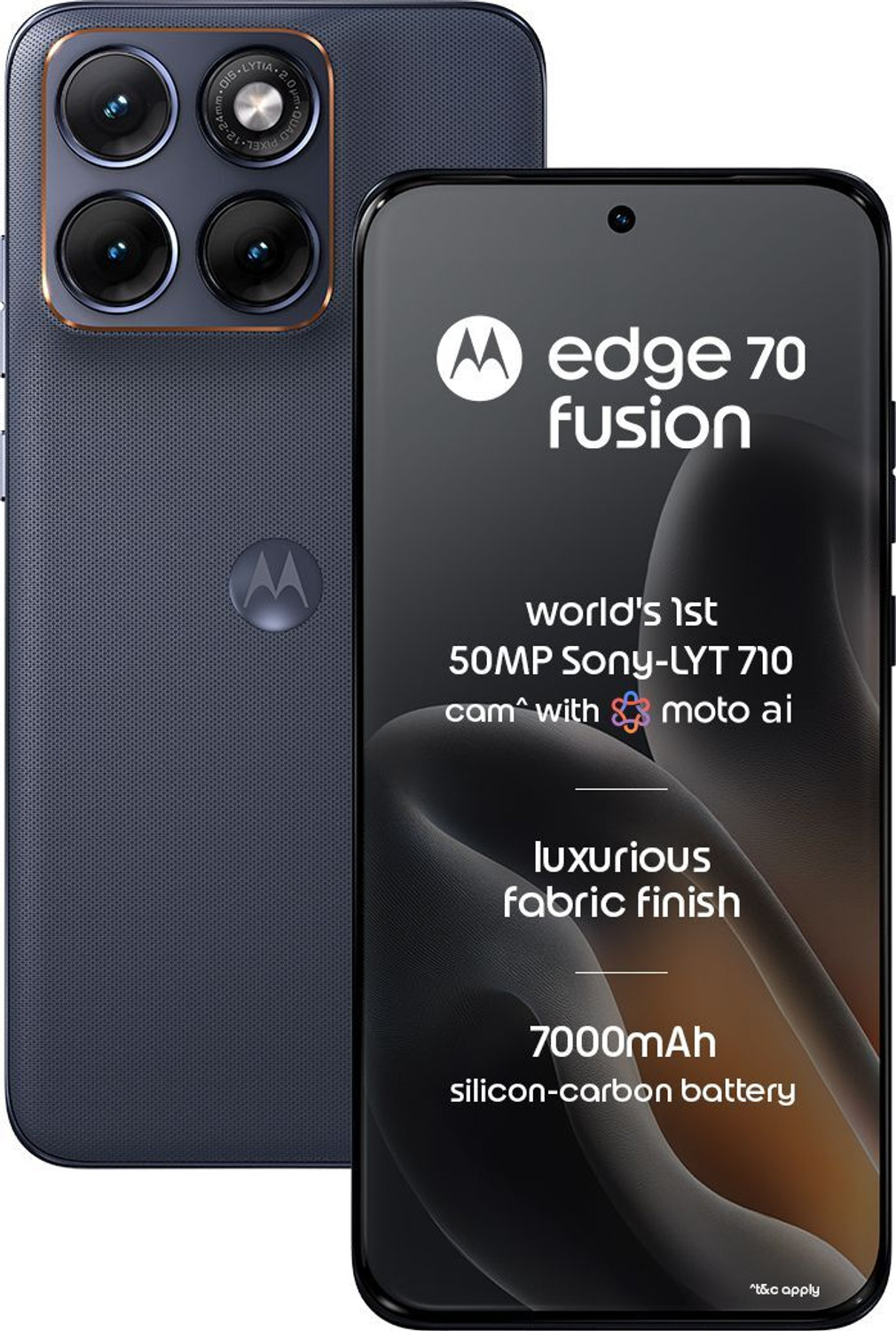 Image of MOTOROLA Edge 70 Fusion (Pantone SILHOUETTE, 512 GB)