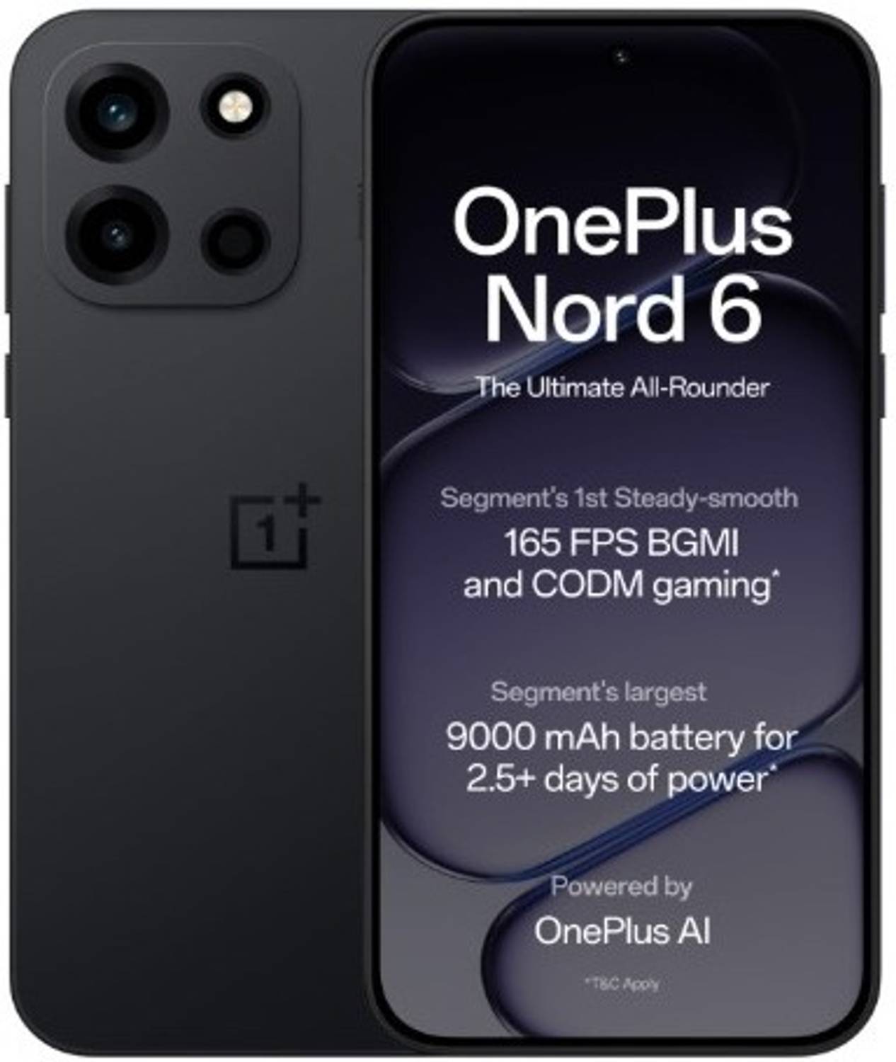 OnePlus Nord 6 Pitch Black 256GB