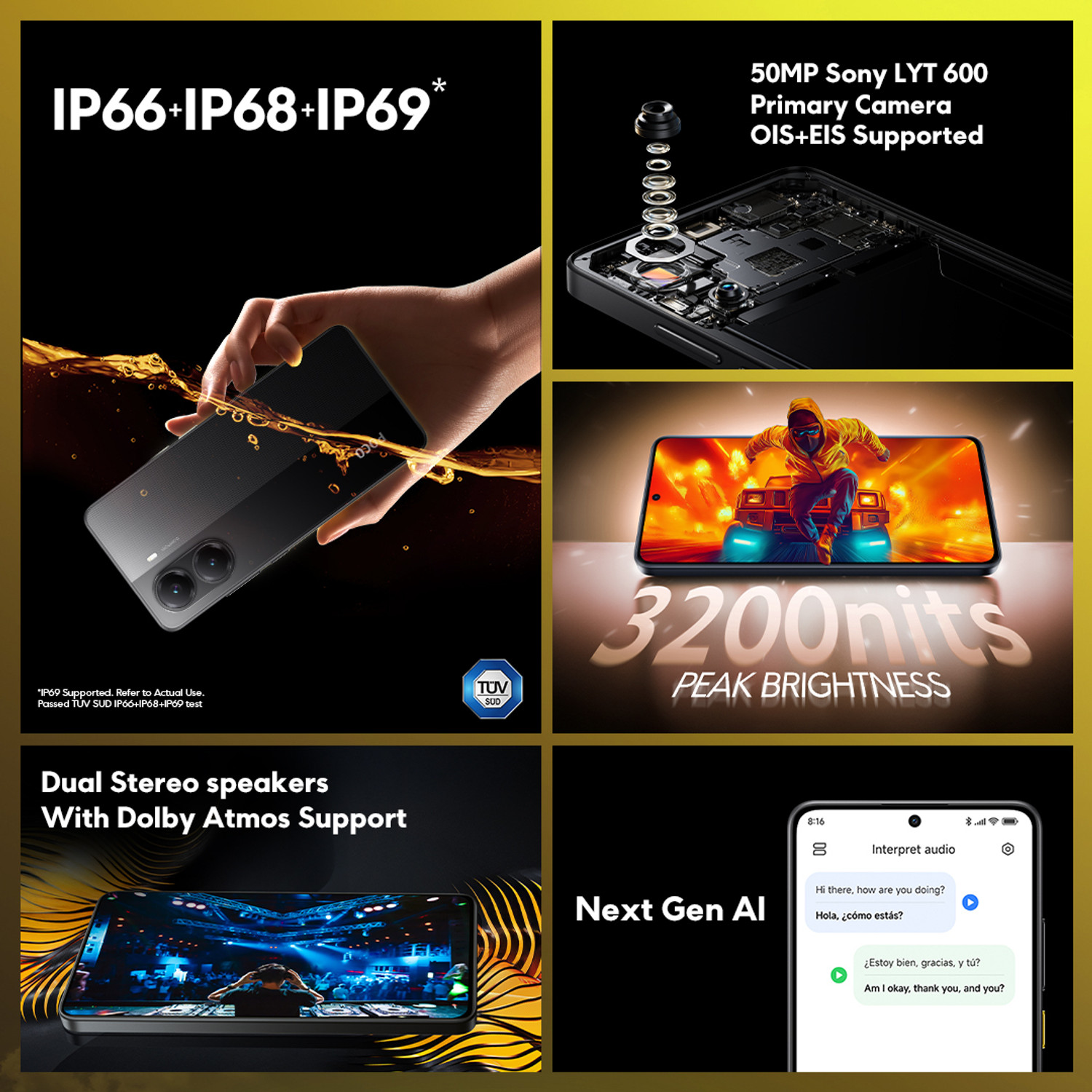 Image of POCO X7 Pro 5G (Obsidian Black, 256 GB)