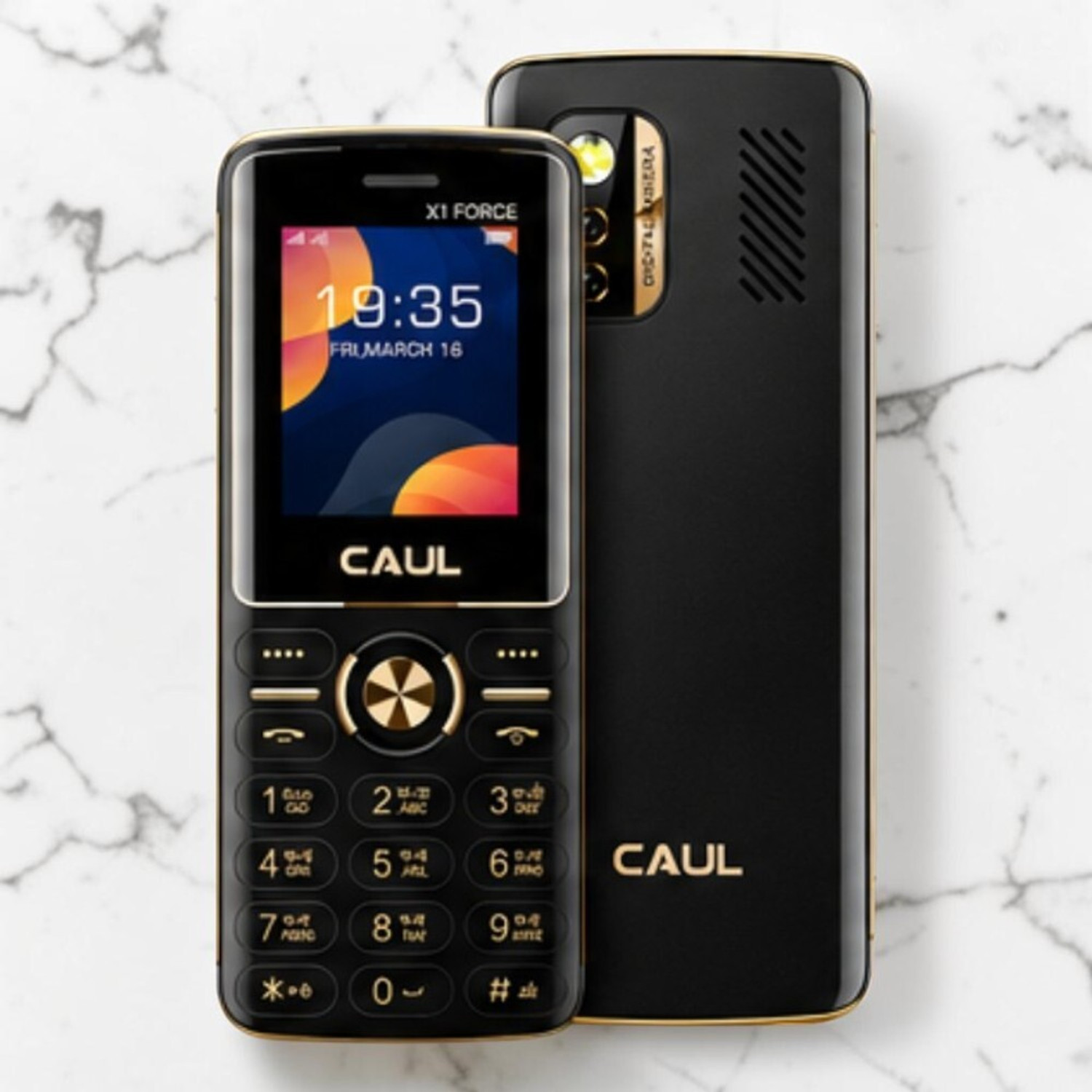 Image of CAUL X1 FORCE 2G Feature Phone with Dual SIM | Rear Camera | 1000mAh Battery