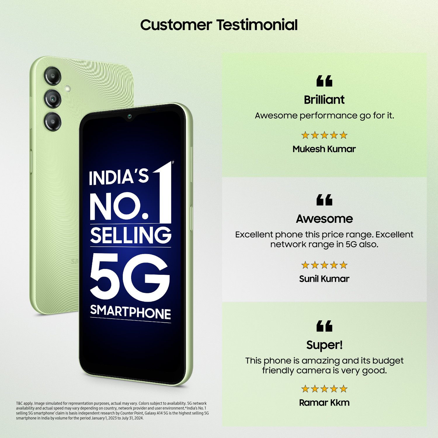 Image of Samsung GALAXY A14 5G (Black, 128 GB)