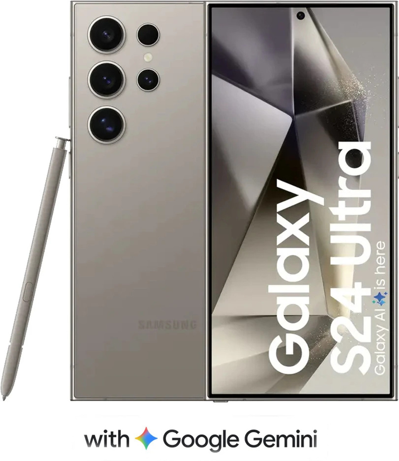 Image of Samsung Galaxy S24 Ultra 5G (Titanium Gray, 512 GB)