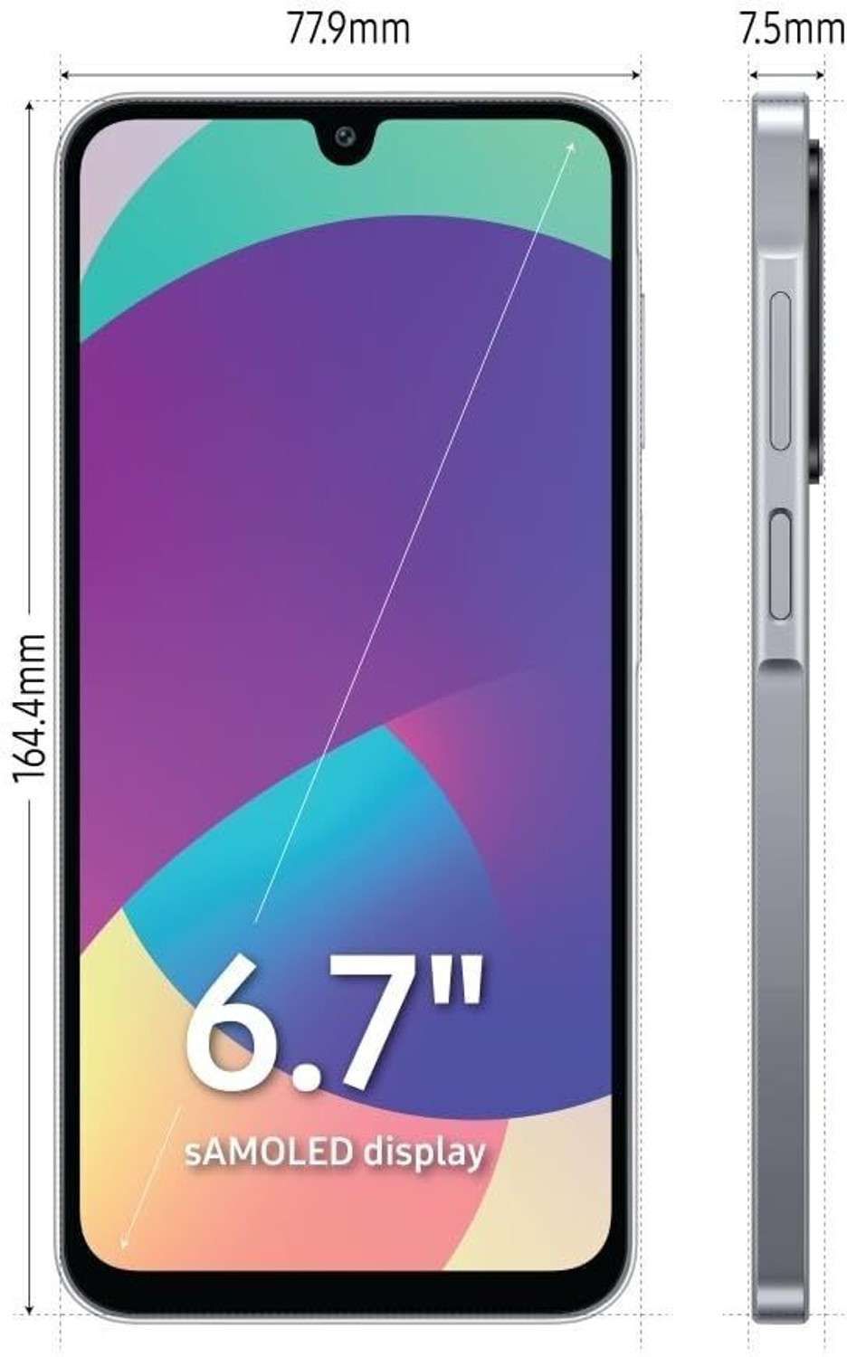 Image of Samsung Galaxy F17 5G (6GB Ram 128GB Storage) (Neo Black, 128 GB)