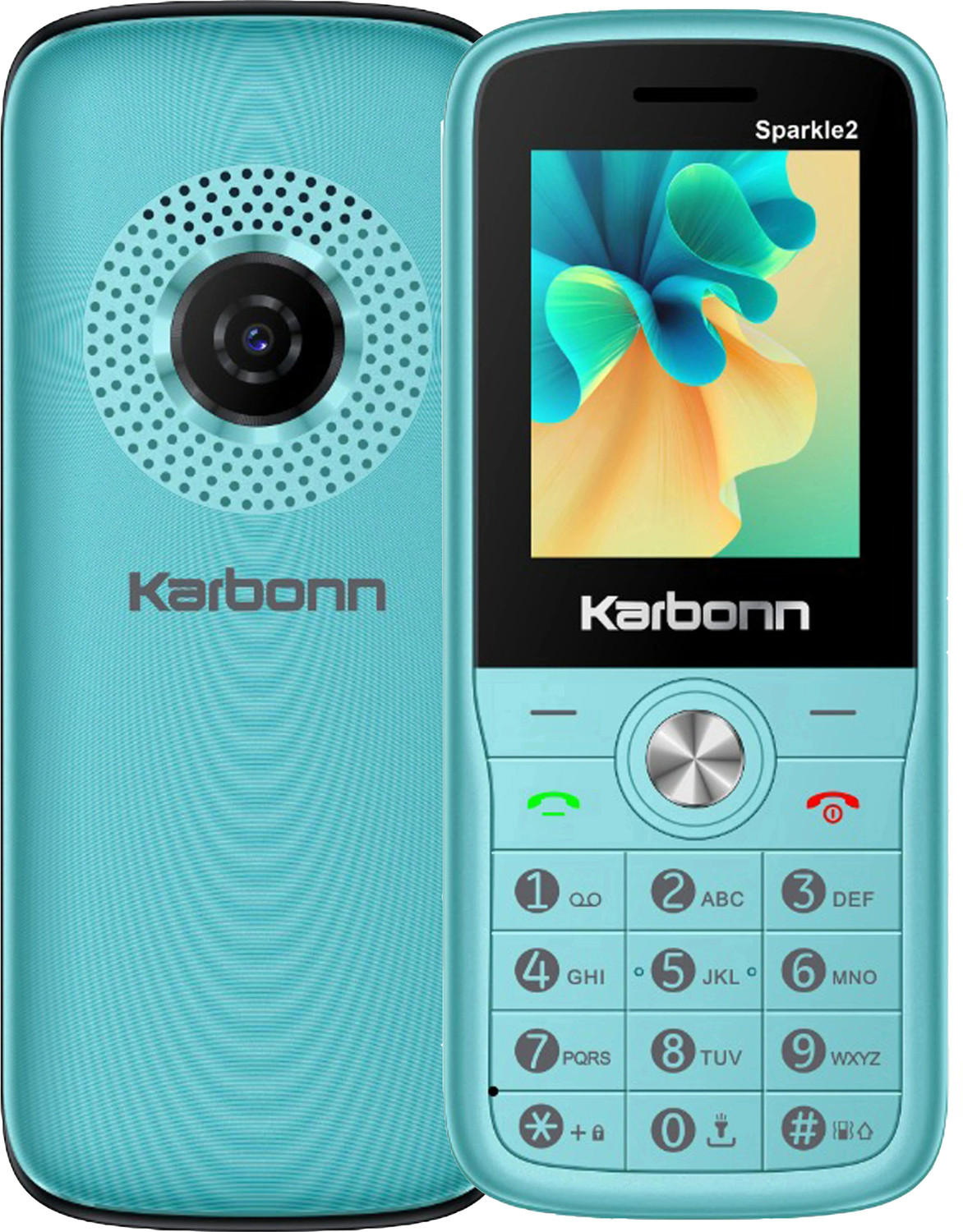 Image of KARBONN Sparkle2 Keypad Mobile 2 inchLCD,Camera,1000mAh Battery Expandable,32GB