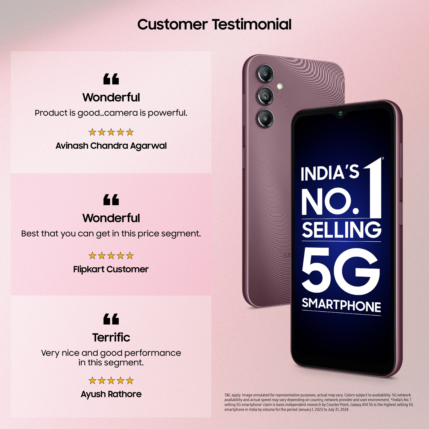 Image of Samsung GALAXY A14 5G (Black, 128 GB)