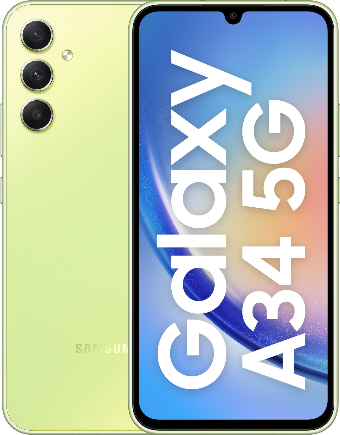 Image of Samsung Galaxy A34 5G (Awesome Lime, 256 GB)