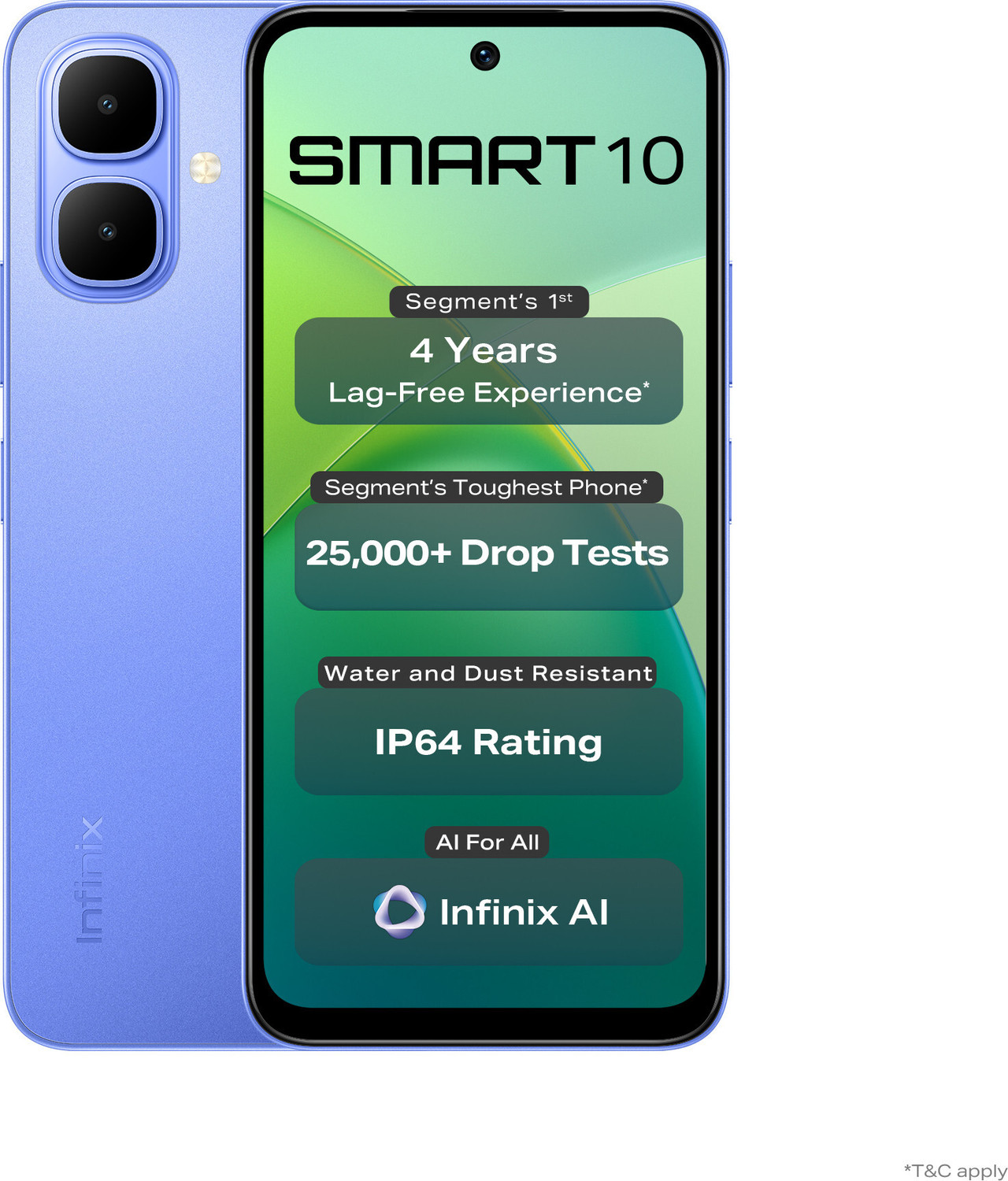 Image of Infinix SMART 10 (Iris Blue, 64 GB)