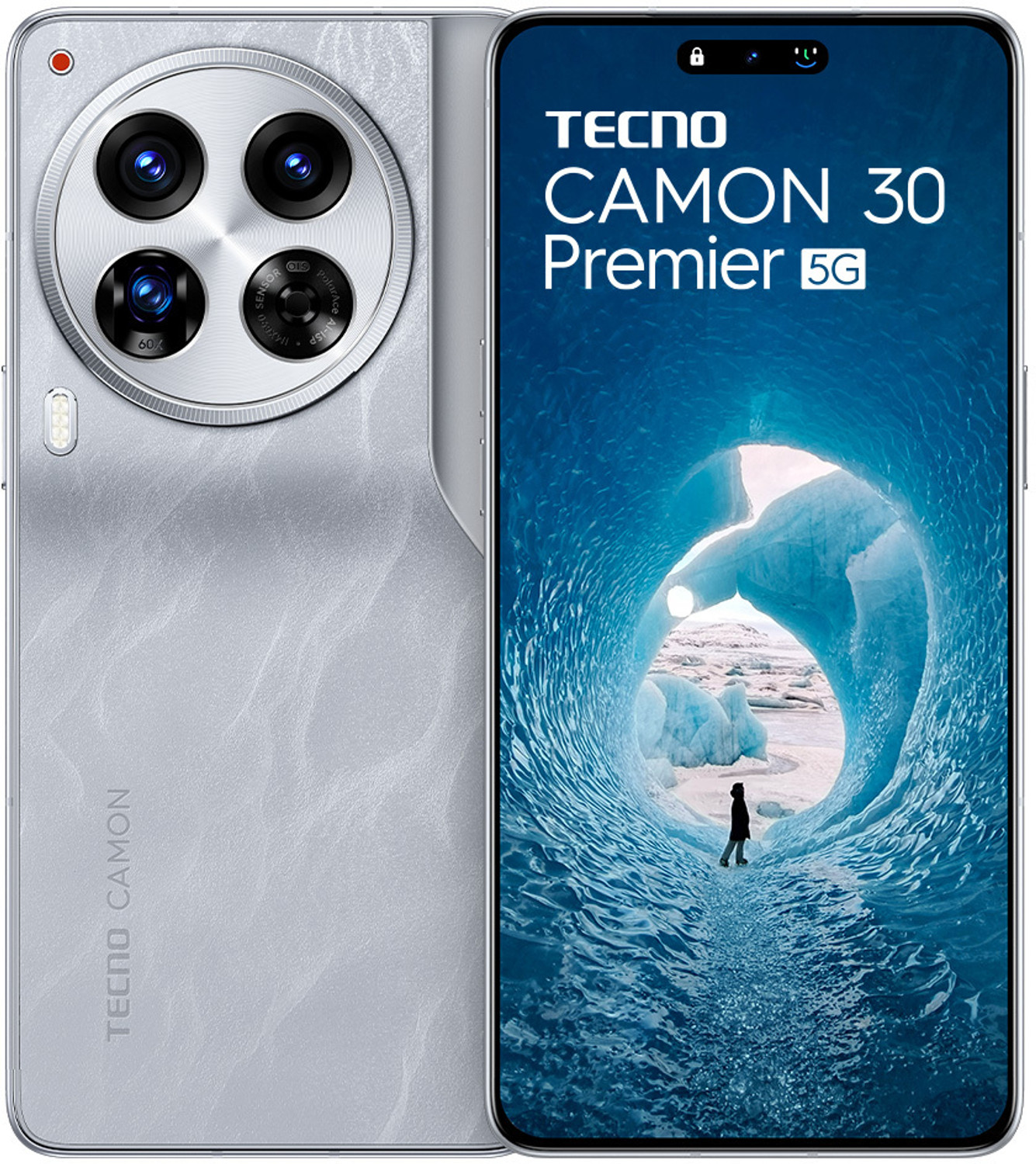 Image of Tecno Camon 30 Premier 5G (Snowy Silver, 512 GB)