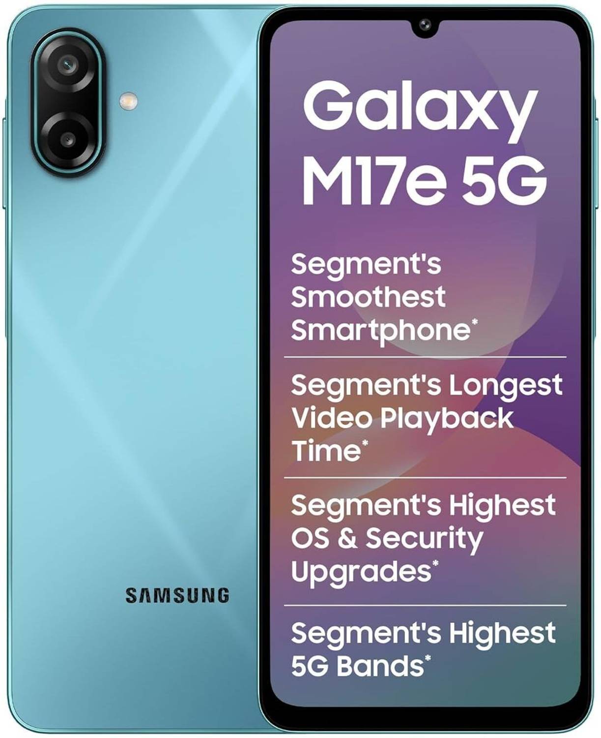 Samsung Galaxy M17e 5G (Blitz Blue, 128 GB) (6 GB RAM)