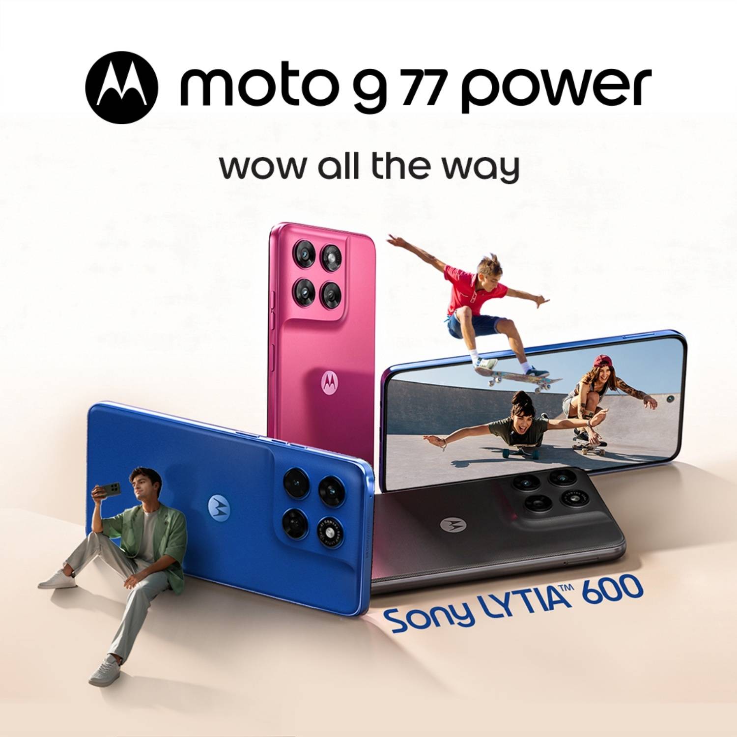 Motorola G77 Power 128GB Blue - Image 4