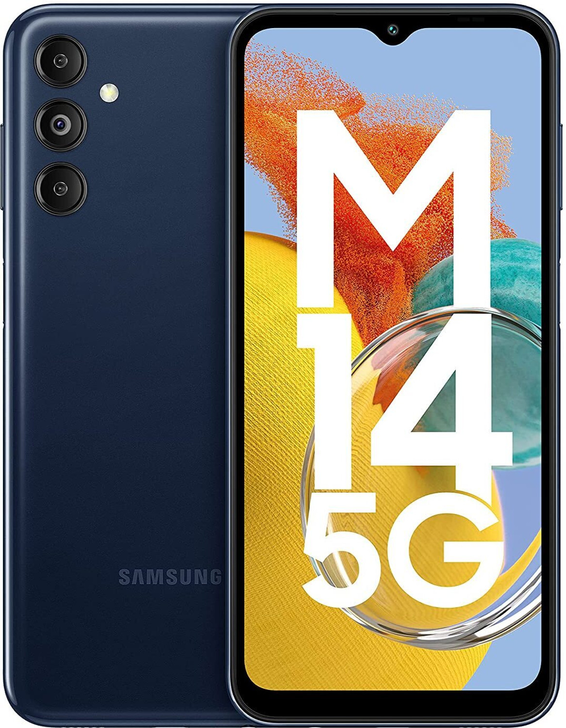 Image of Samsung Galaxy M14 5G (Berry Blue, 128 GB)