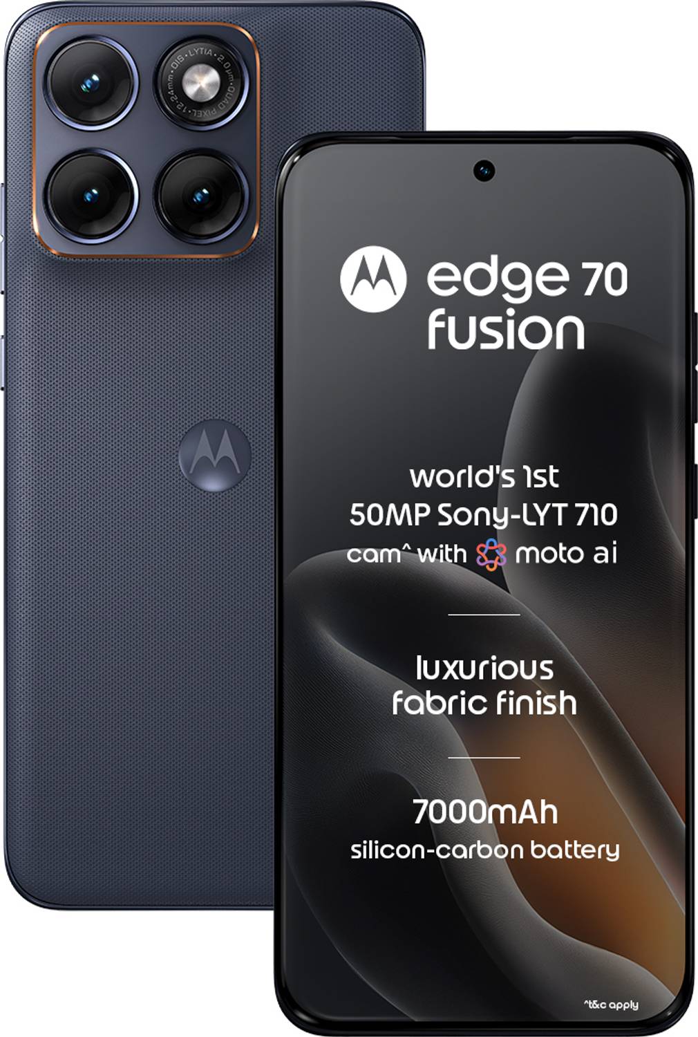 MOTOROLA Edge 70 Fusion (Pantone SILHOUETTE, 256 GB) (8 GB RAM)