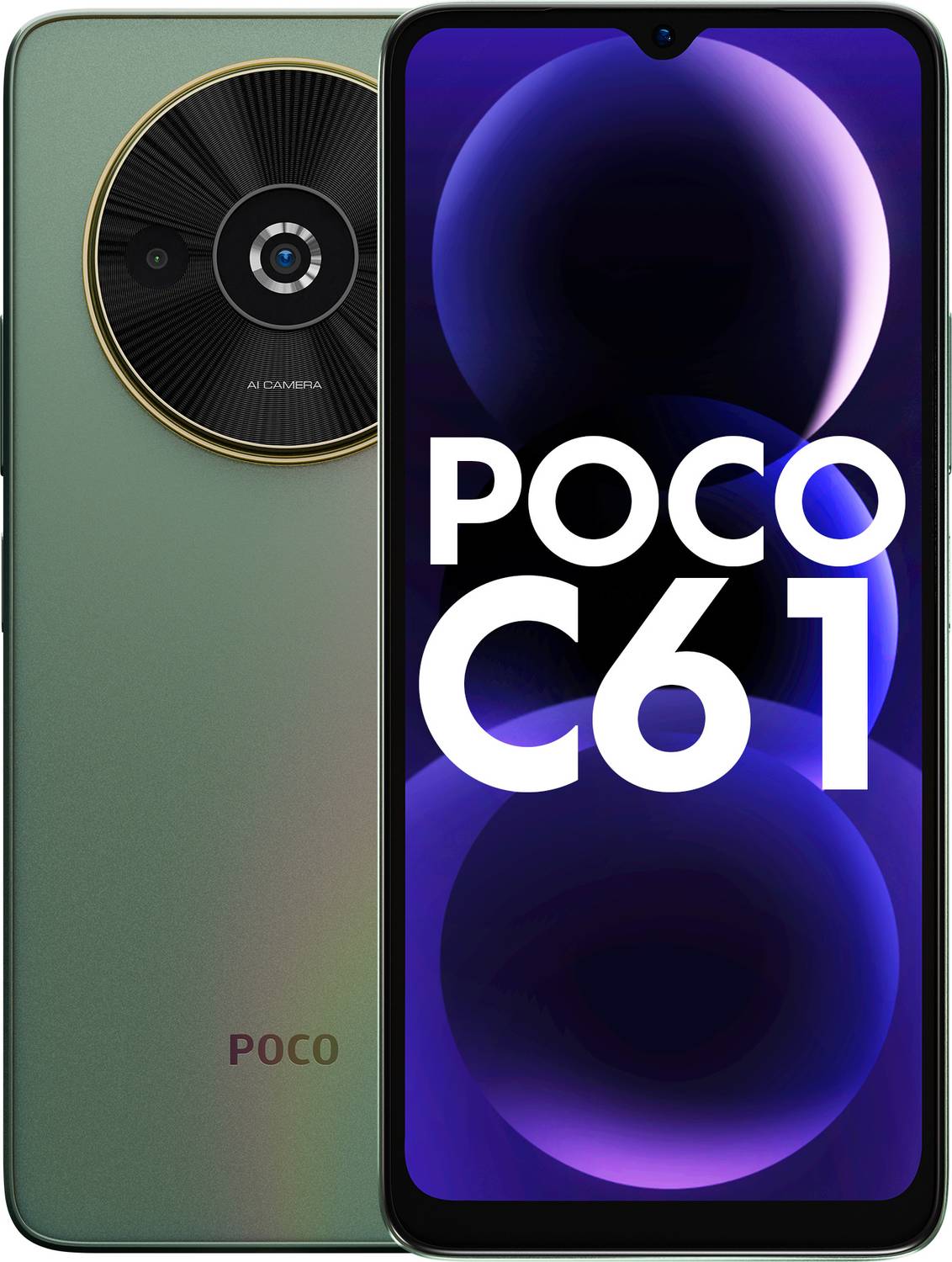 【未使用に近い】Xiaomi POCO C61 3GB/64GB 緑 POCO C61 (64 GB Storage, 4 GB RAM) Online at Best Price On
