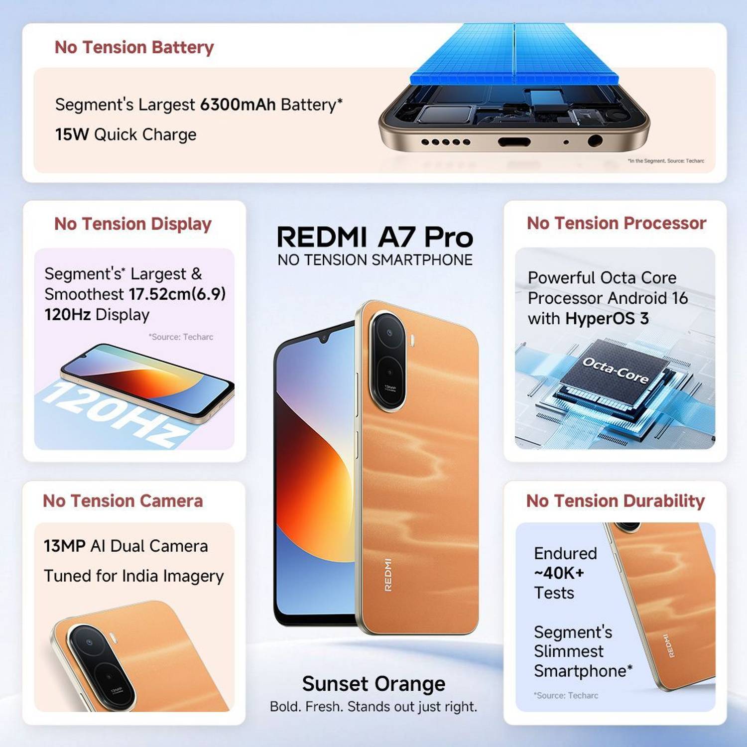 Redmi A7 Pro 64GB Sunset Orange - Image 2