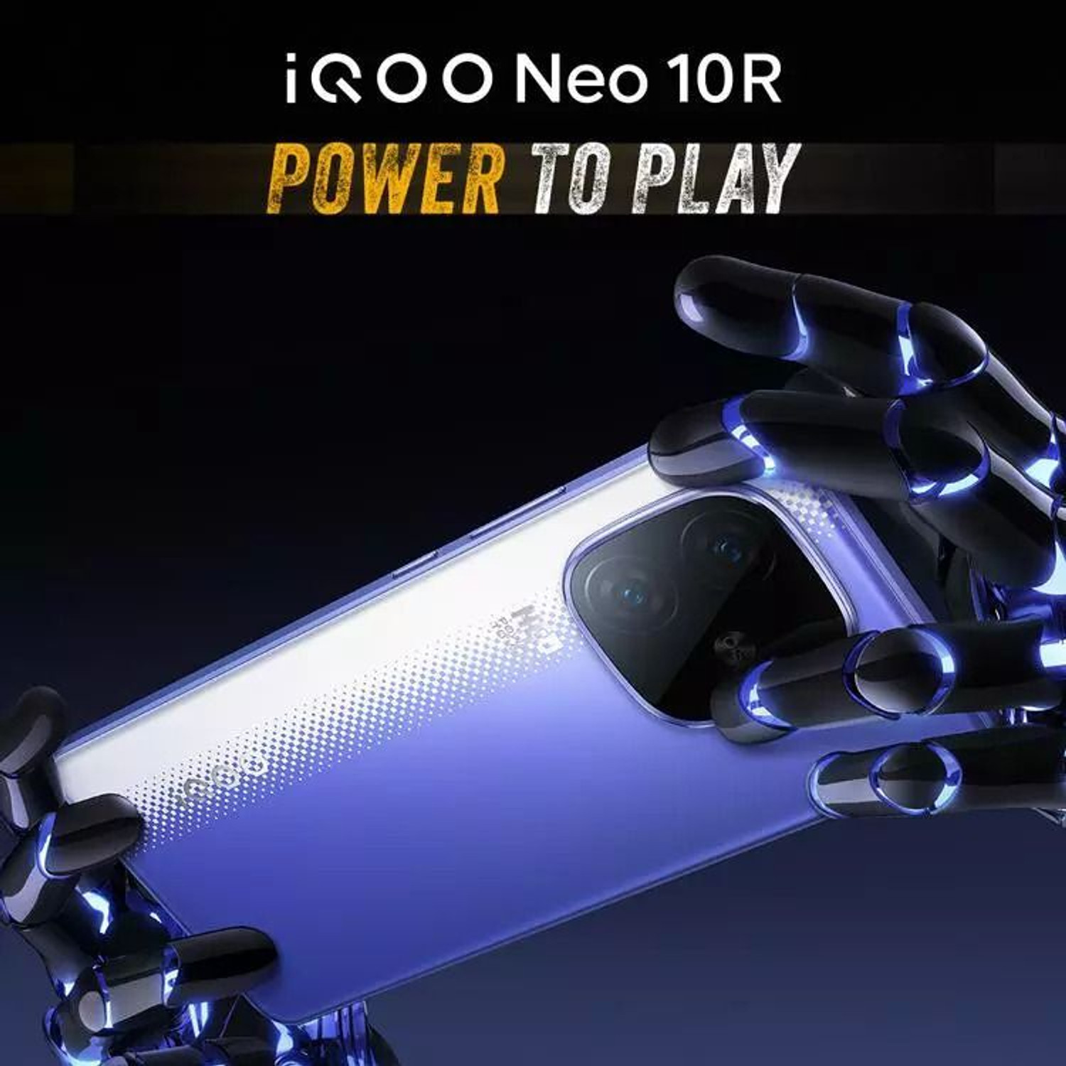 Image of IQOO Neo 10R 5G (Raging Blue, 128 GB)