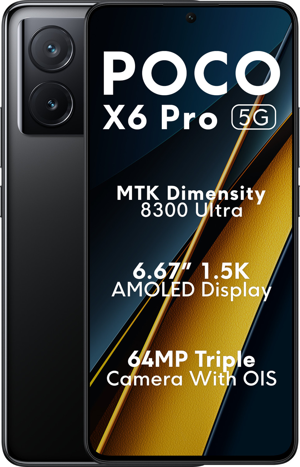 Image of POCO X6 Pro 5G (Spectre Black, 512 GB)