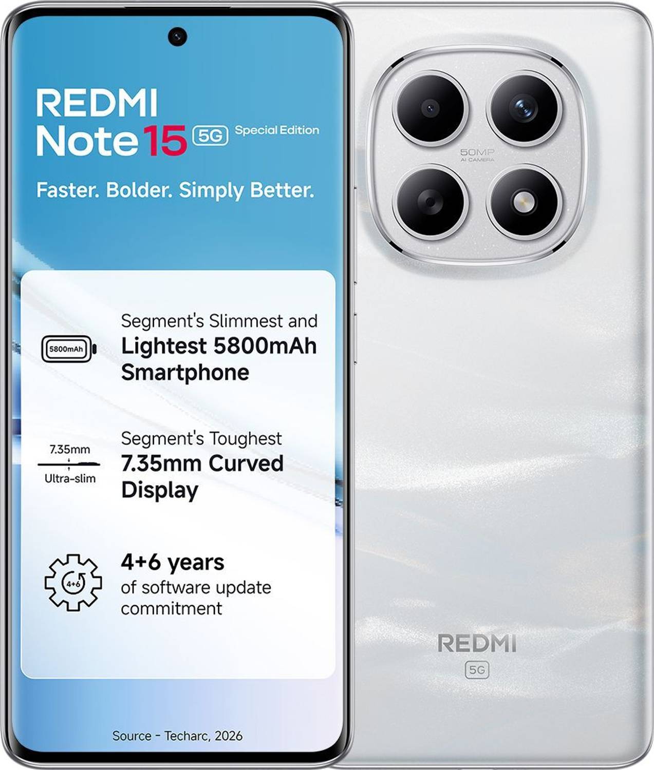 REDMI Note 15 SE 5G Frosted White 256 GB