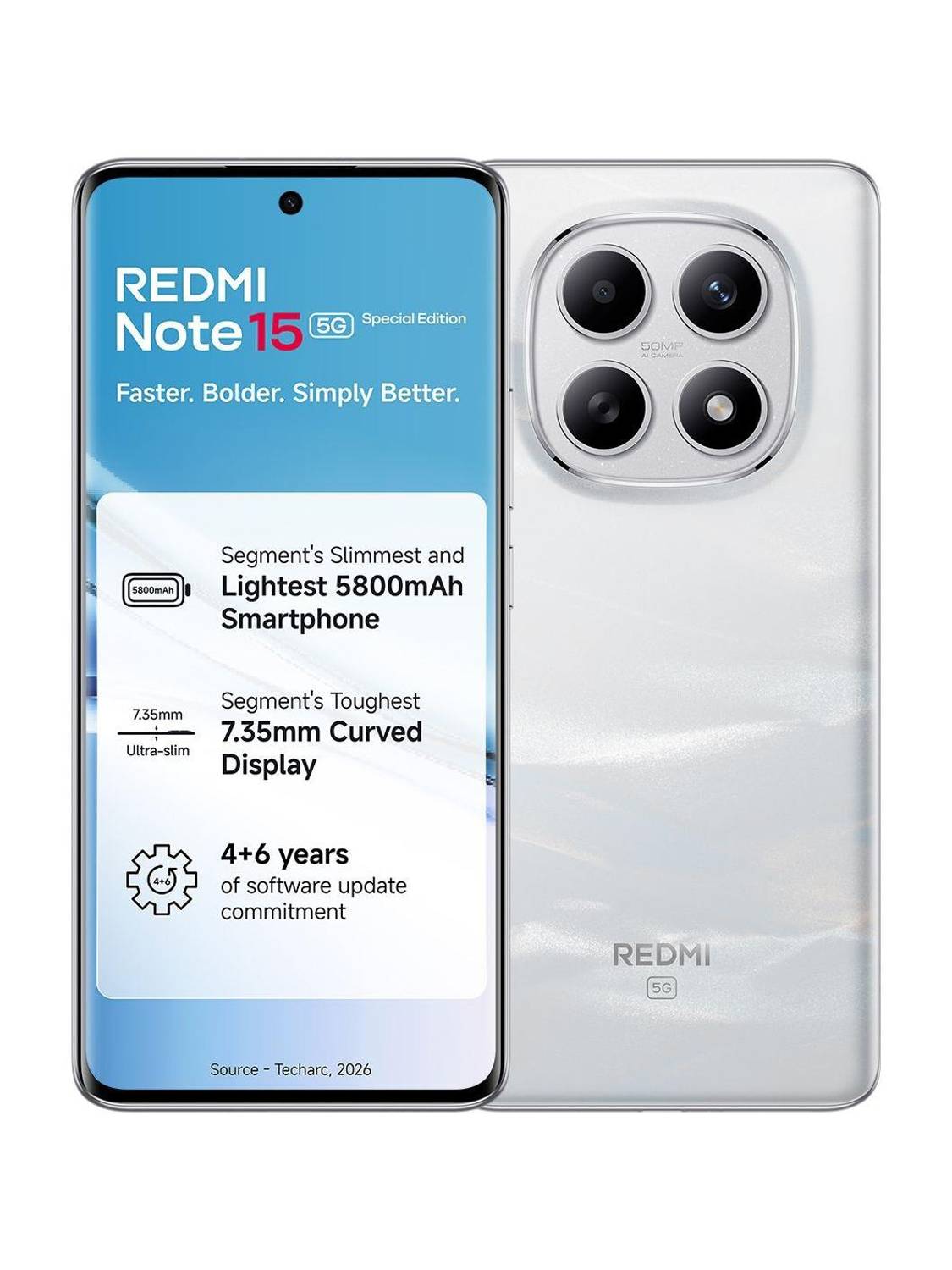 REDMI Note 15 SE 5G Snapdragon (Frosted White, 128 GB)