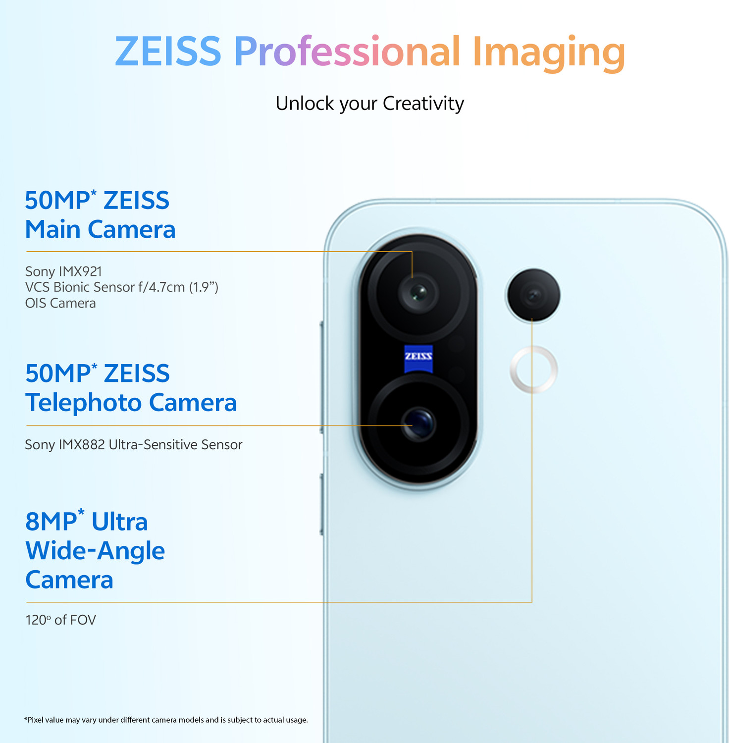 Image of vivo X200 FE (Frost Blue, 512 GB)