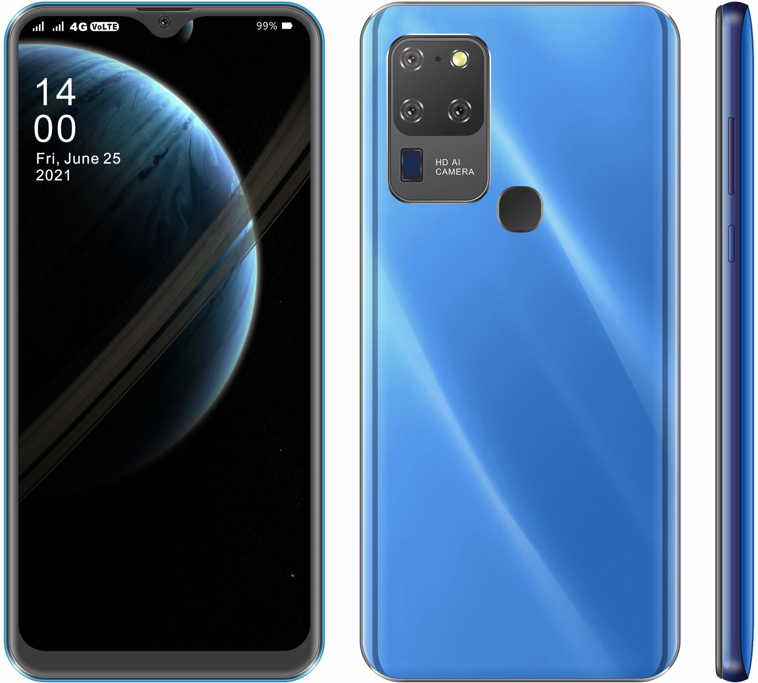 Image of Maplin M4 Max4G (Space Blue, 64 GB)