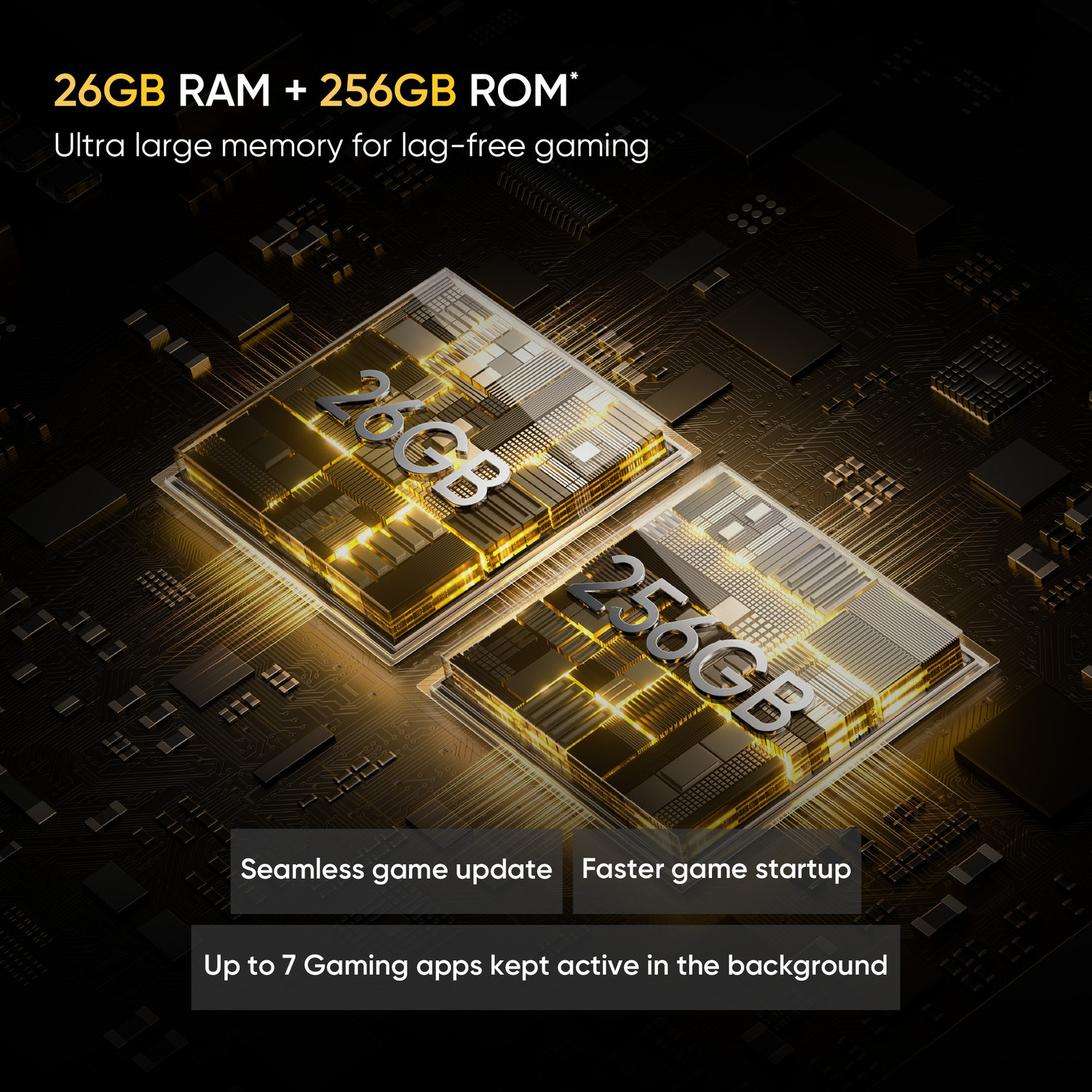 Image of realme 13+ 5G (Victory Gold, 256 GB)