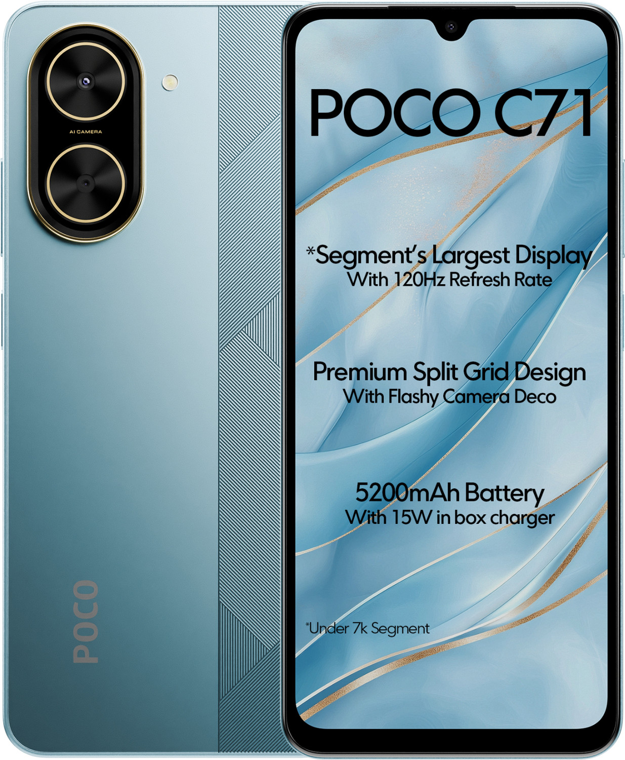 Image of POCO C71 (Cool Blue, 128 GB)
