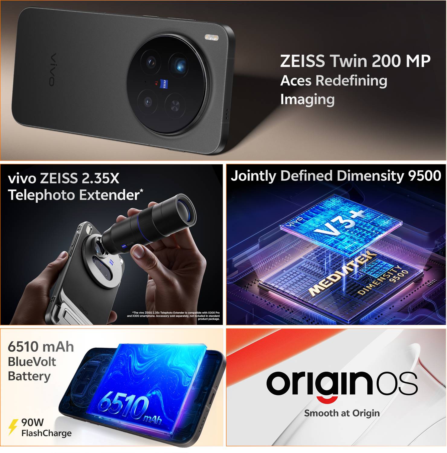 vivo X300 Pro 512GB Elite Black - Image 3