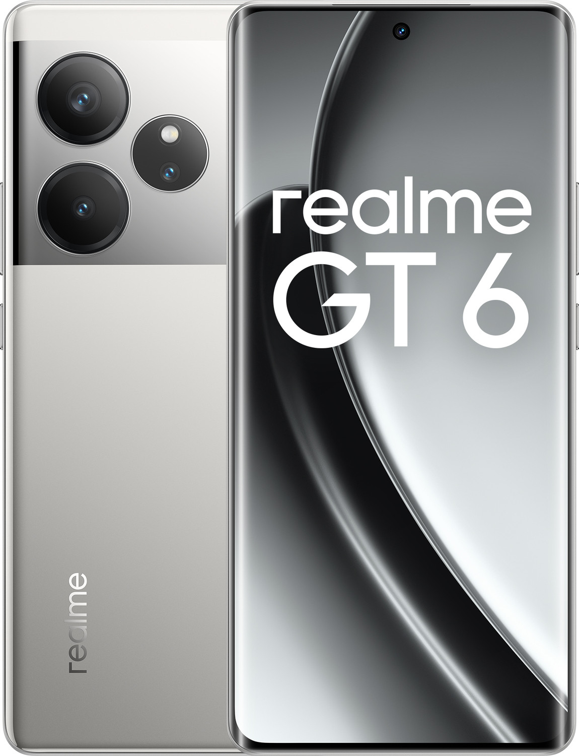 Image of realme GT 6 (Fluid Silver, 512 GB)