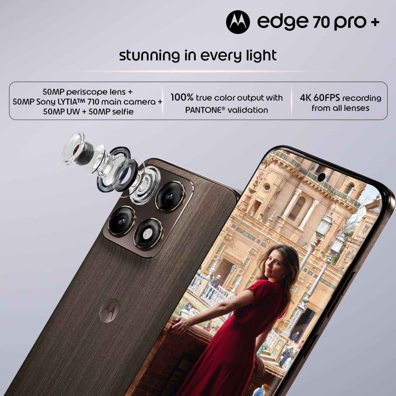 MOTOROLA Edge 70 Pro+ 256GB Brown - Image 5