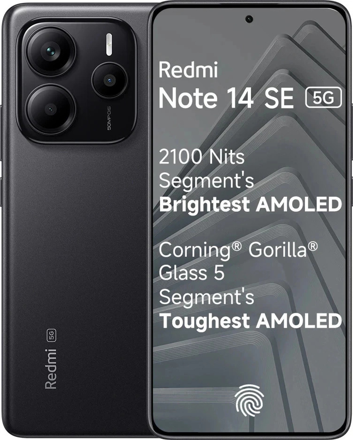Image of REDMI Note 14 SE 5G (Titan Black, 128 GB)