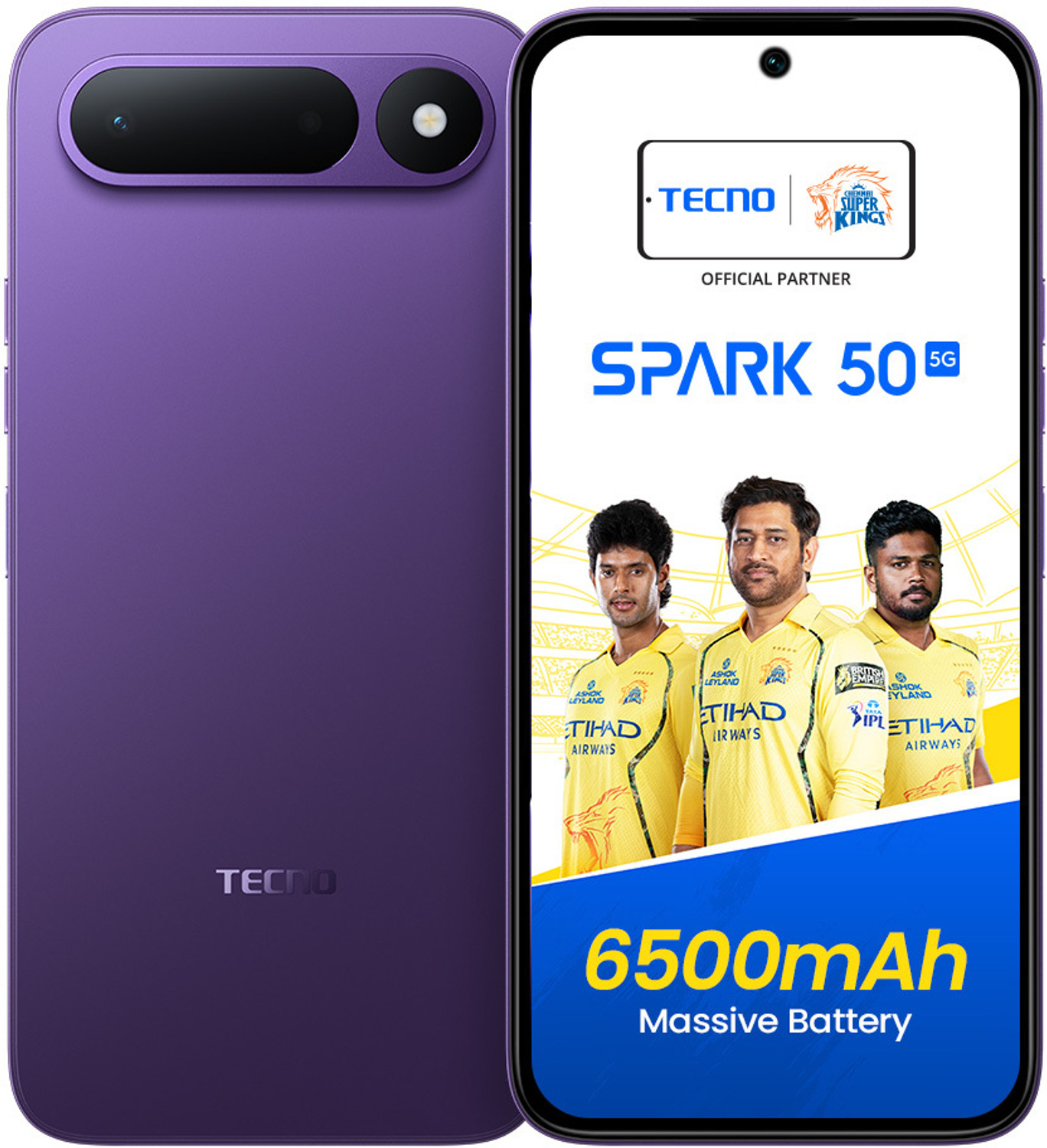 Image of Tecno Spark 50 5G (Fantasy Purple, 128 GB)