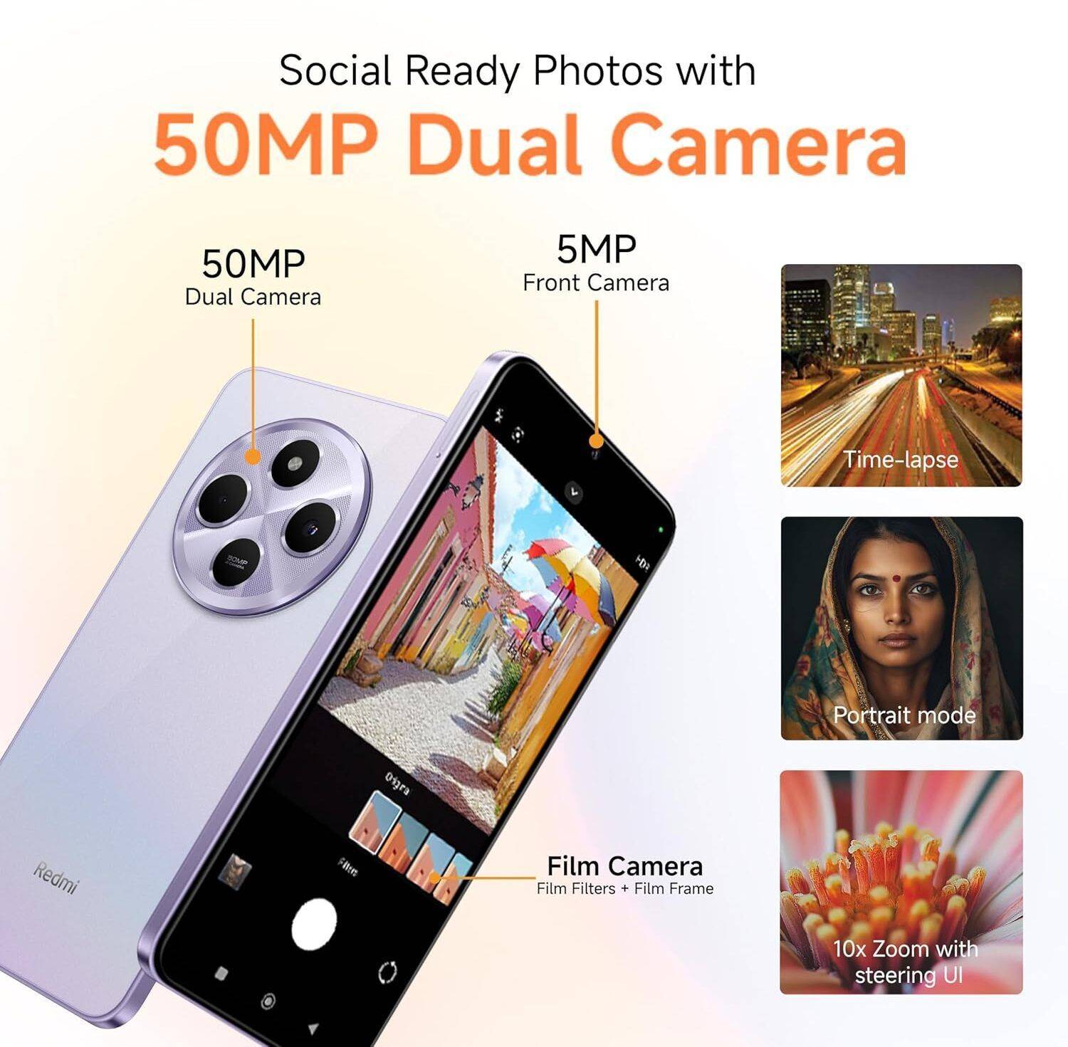 Redmi A4 64GB Sparkle Purple - Image 3