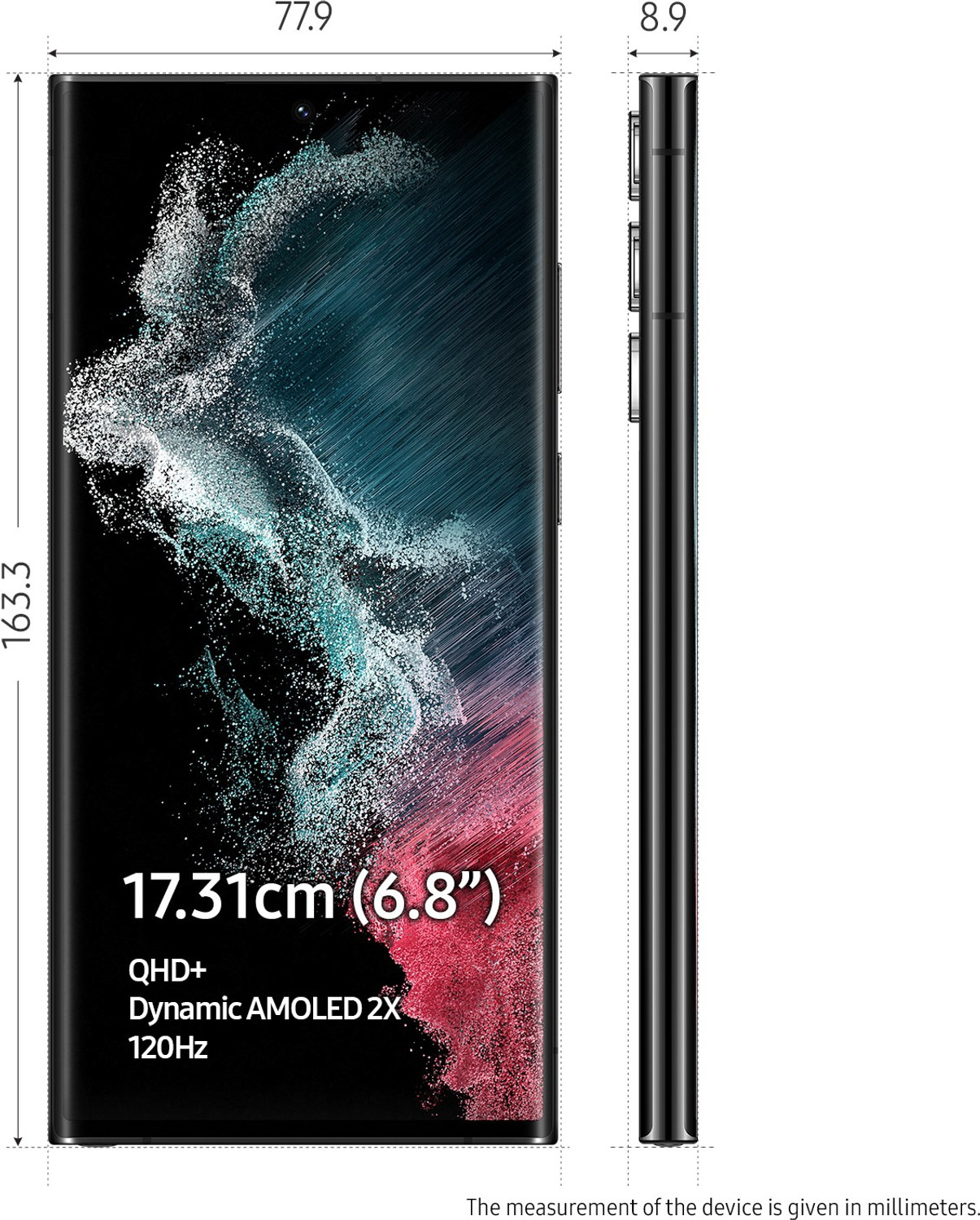 Image of Samsung Galaxy S22 Ultra 5G (Phantom Black, 512 GB)