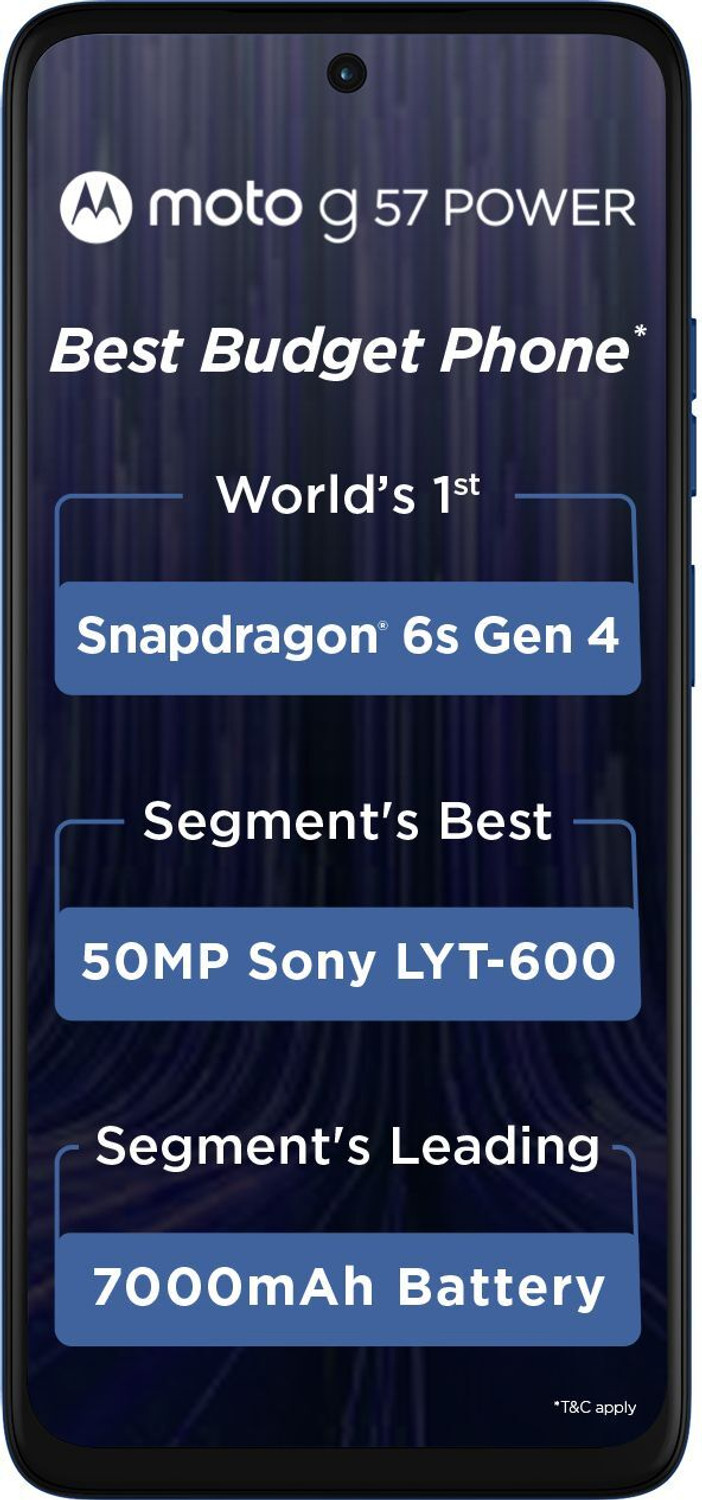 Image of MOTOROLA g57 power 5G Snapdragon (Pantone Regatta, 128 GB)