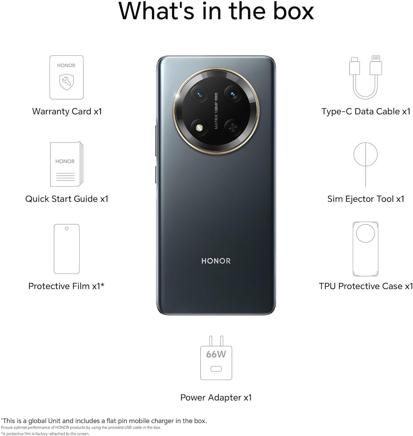 Image of Honor X9c 5G (Titanium Black, 256 GB)