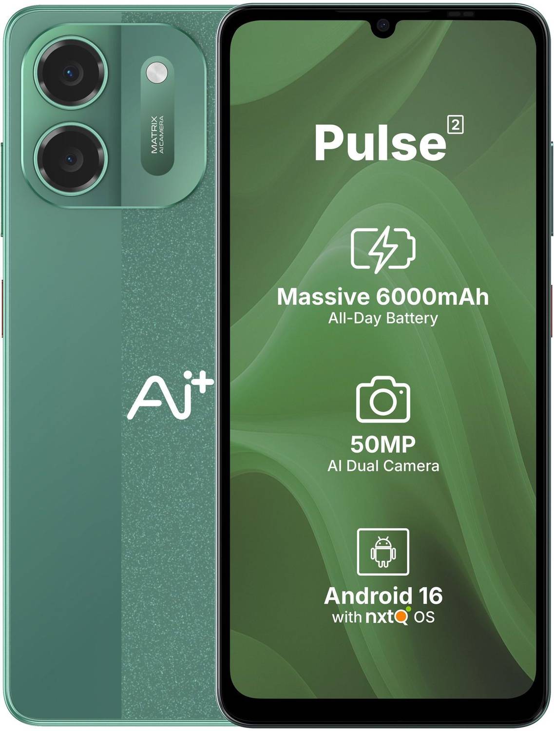 Ai+ Pulse 2 Green 128 GB - Image 1