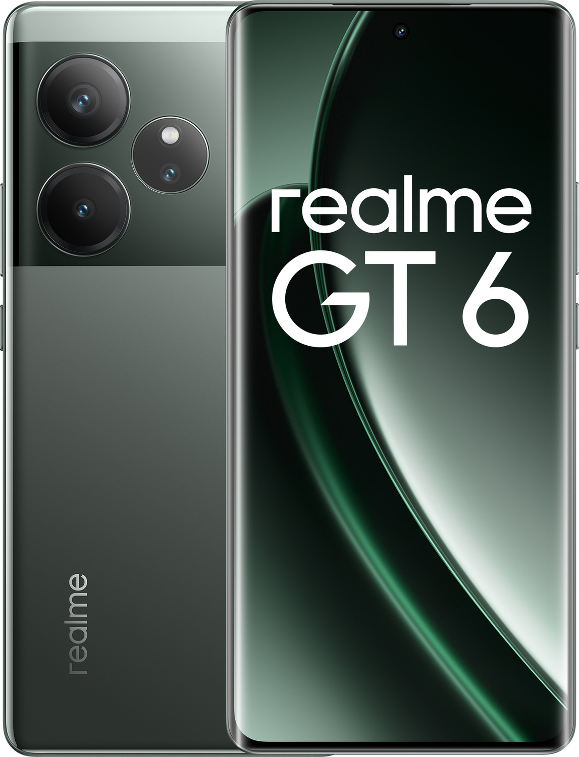 Image of realme GT 6 (Razor Green, 256 GB)