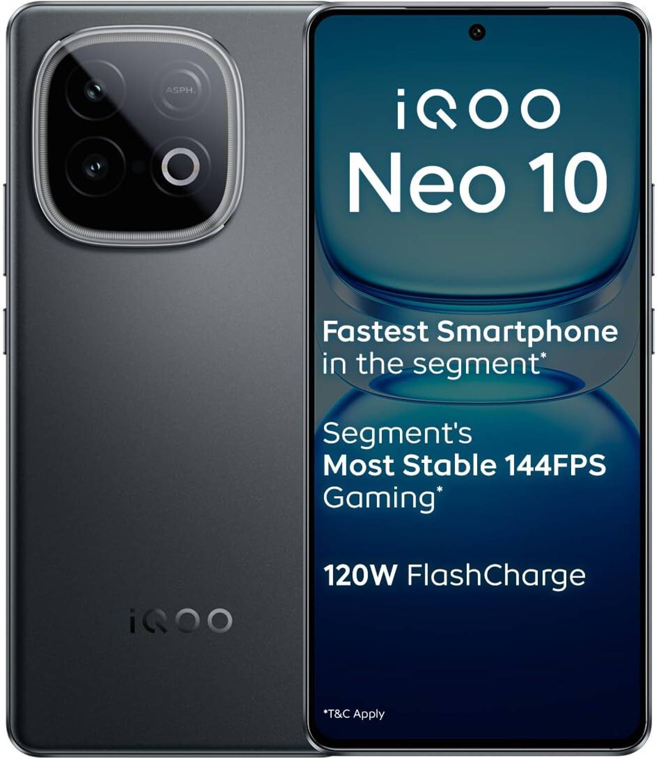 IQOO Neo 10 (Asphalt Black, 256 GB)