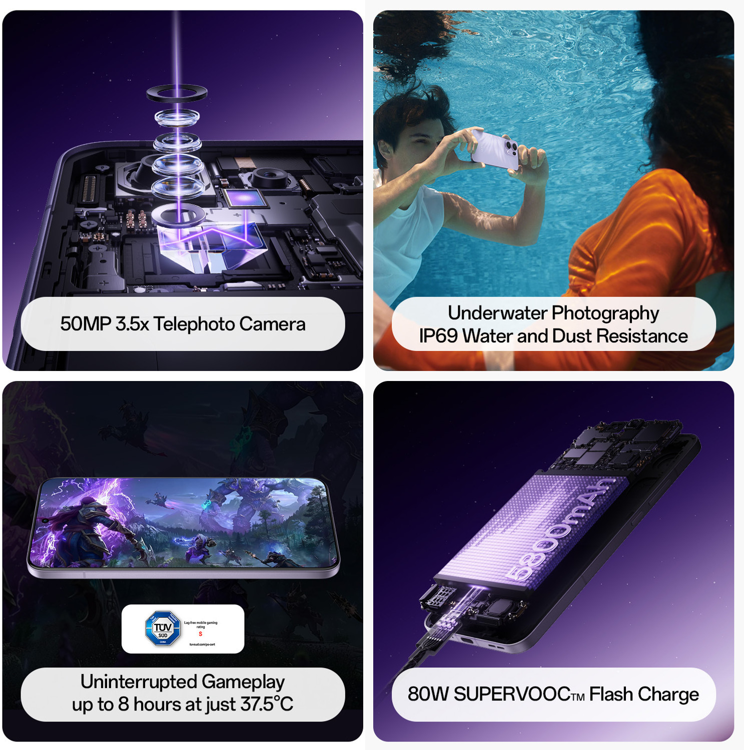 Image of OPPO Reno13 Pro 5G (Graphite Grey, 256 GB)