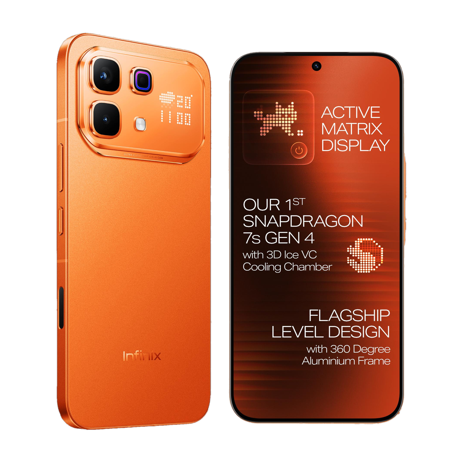 Infinix NOTE 60 Pro 128GB Solar Orange - Image 1