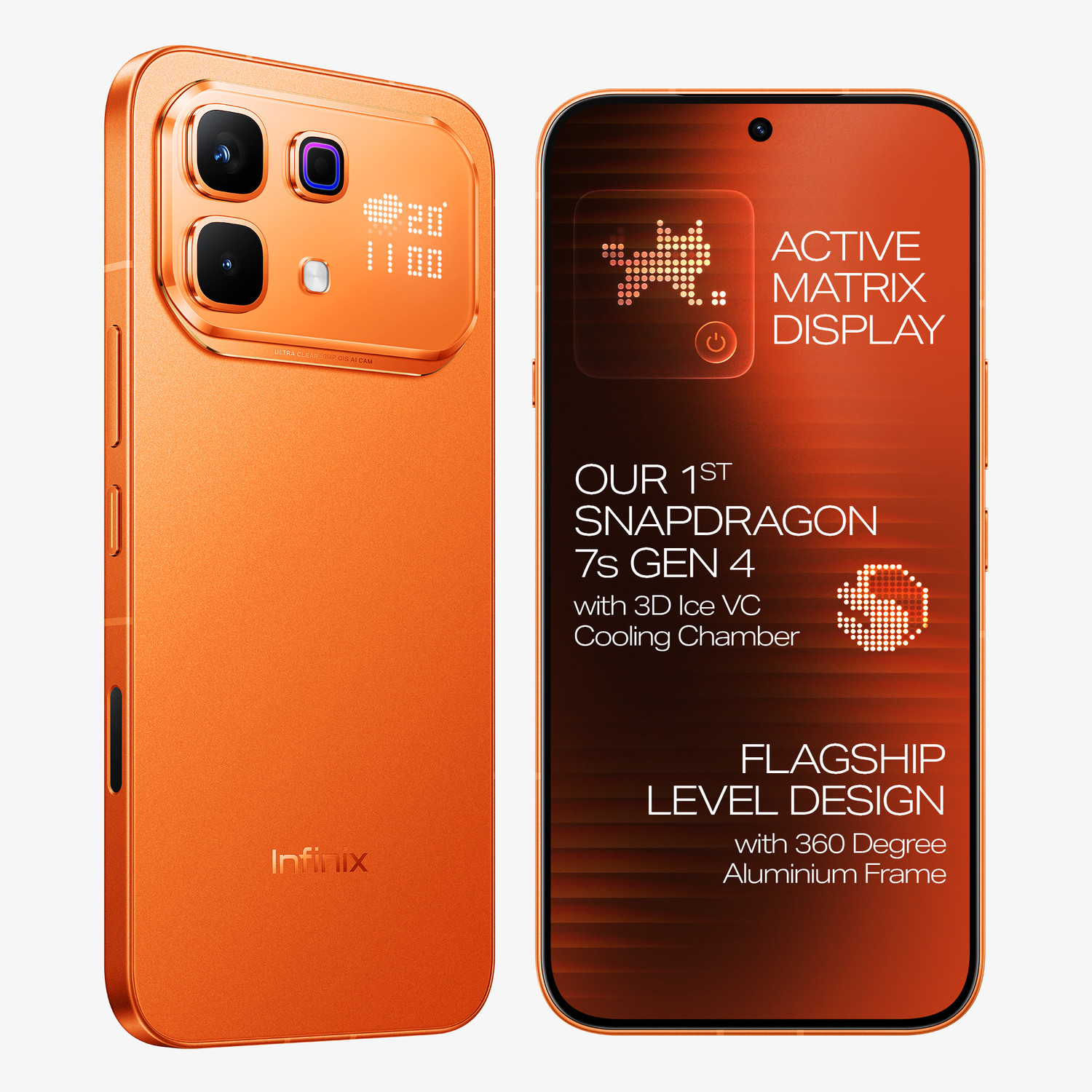 Image of Infinix NOTE 60 Pro (Solar Orange, 128 GB)
