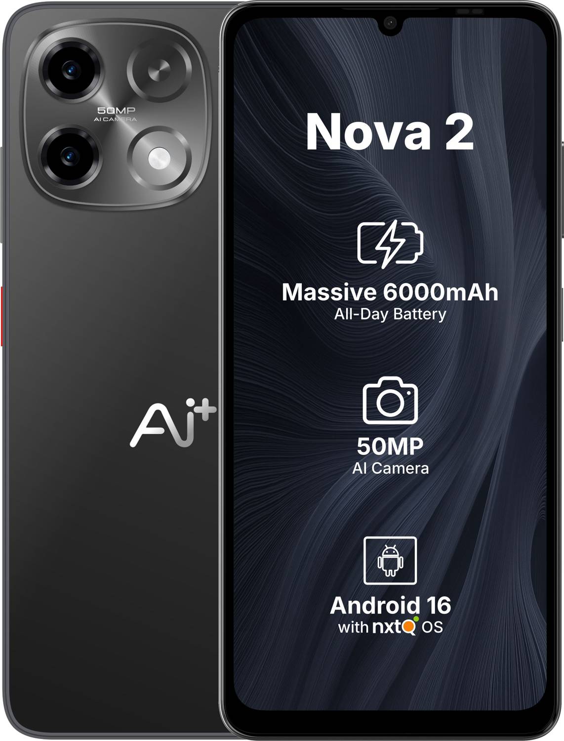 Ai+ Nova 2 5G (Black, 128 GB)
