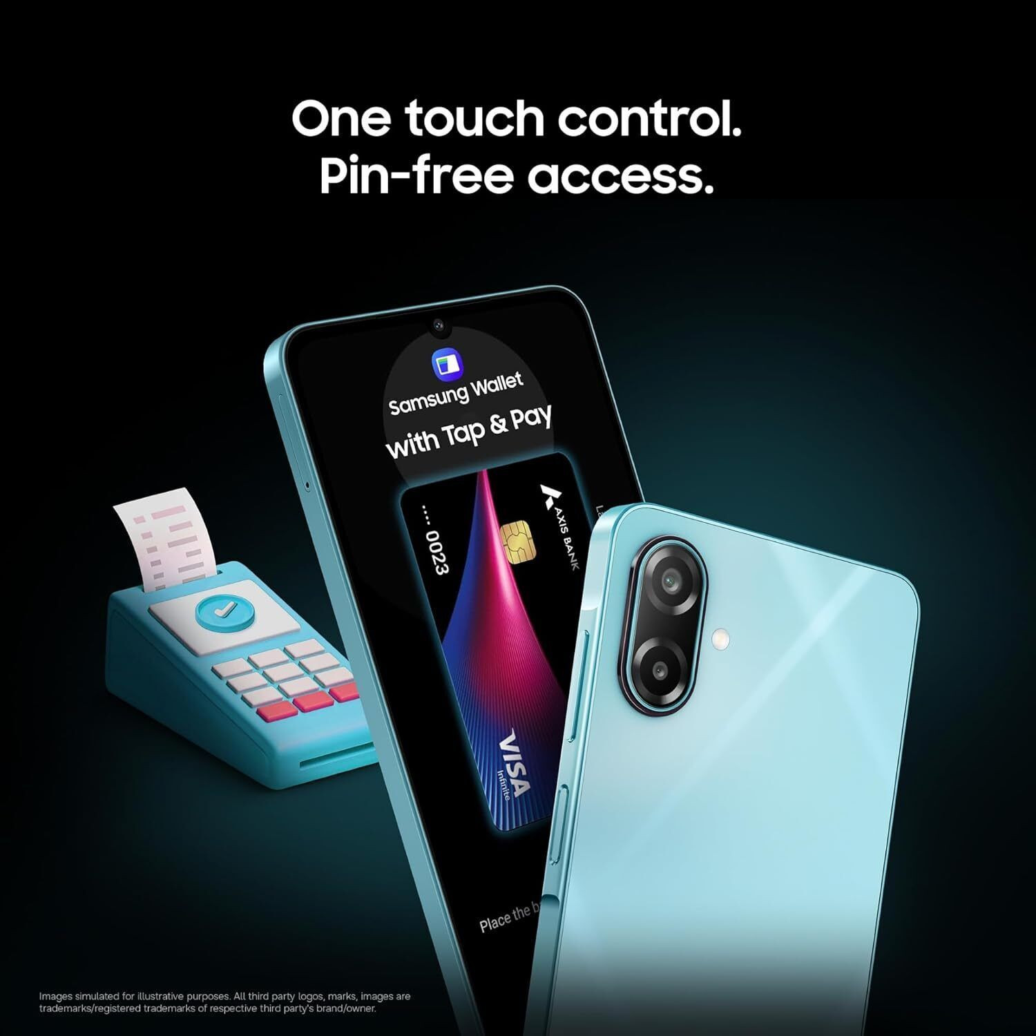 Image of Samsung Galaxy M17e 5G (Blitz Blue, 128 GB)