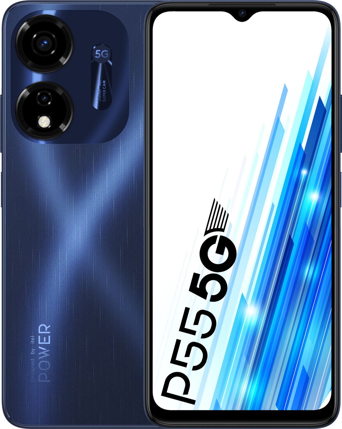 Image of itel P55 5G |50MP Dual Rear Camera|5000mAh Battery|Expandable Upto 1 TB (Galaxy Blue, 64 GB)